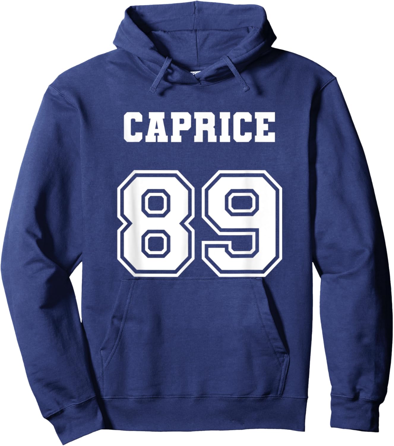 Jersey Style Caprice 89 1989 Old School Classic Lowrider Car Hoodie - Hoodie | Navy