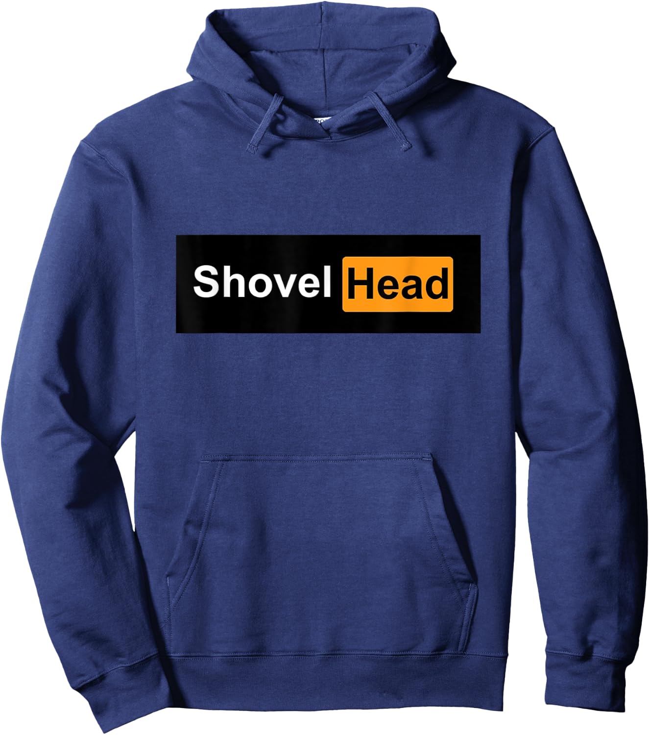 Old School HD Motorcycle VTwin ShovelHead Engine Funny Logo Hoodie - Hoodie | Navy