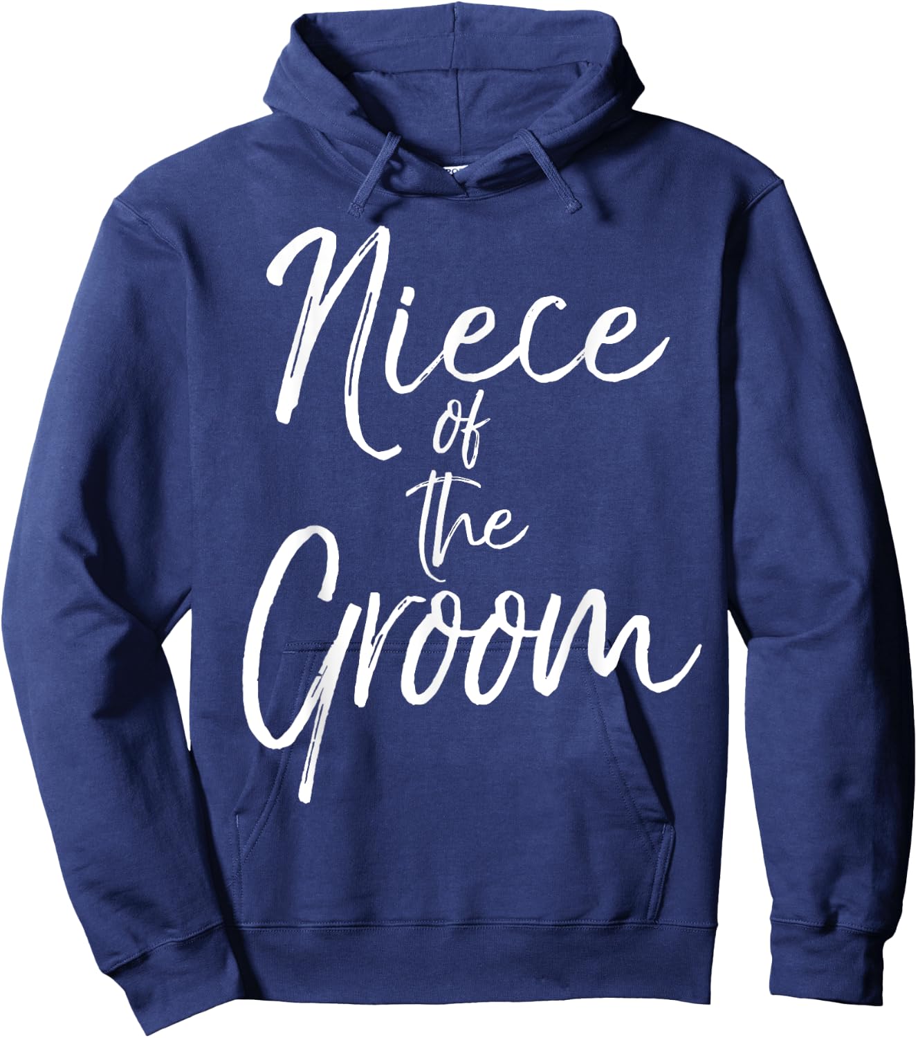 Niece of the Groom Shirt Fun Cute Wedding Hoodie - Hoodie | Navy
