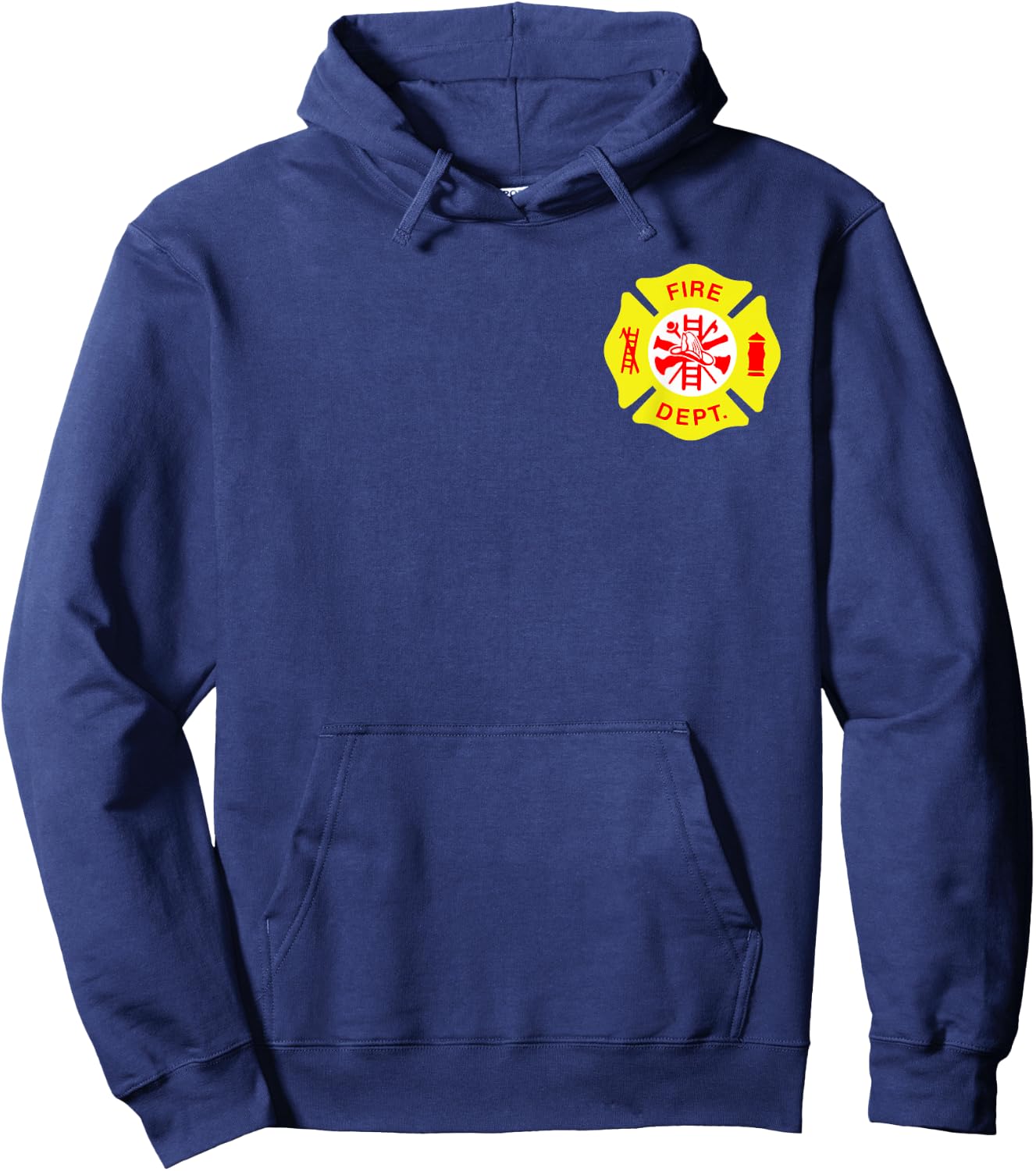 Fire Department Logo Uniform Fireman Symbol Firefighter Gear Hoodie - Hoodie | Navy