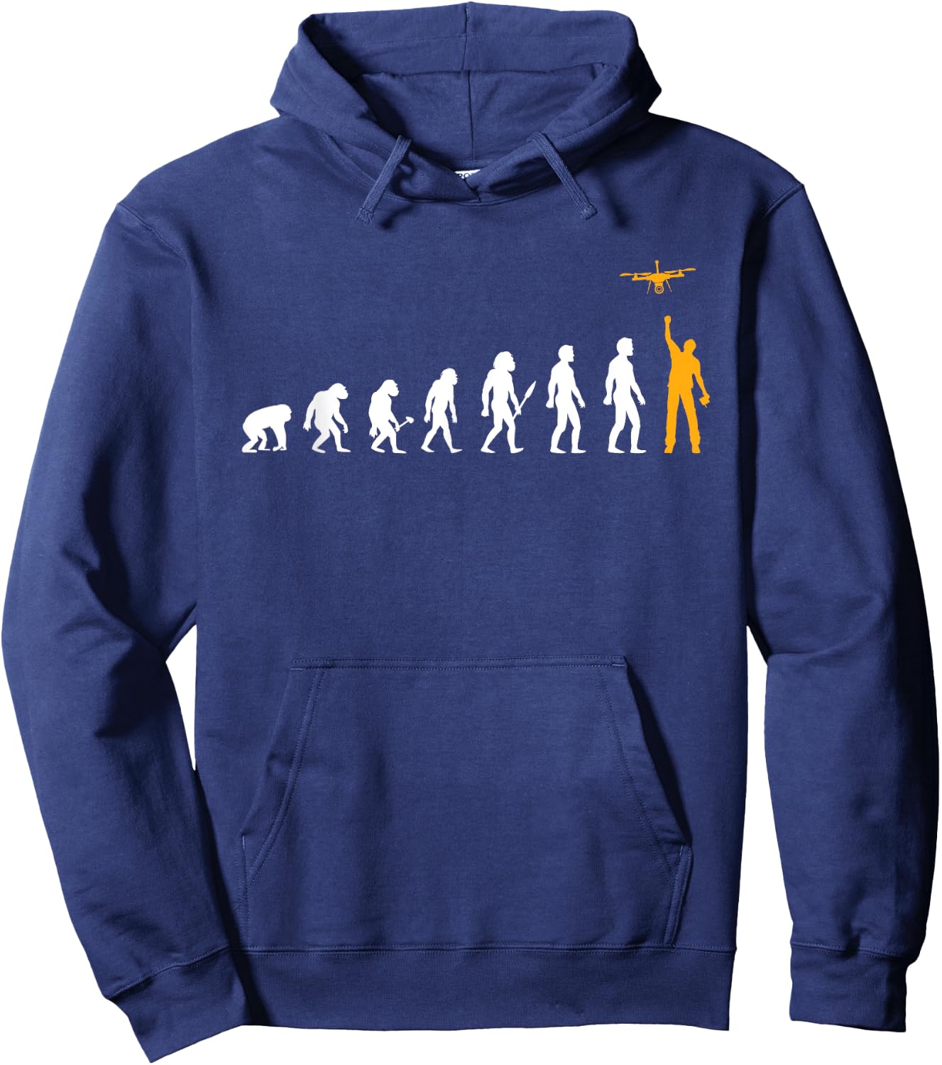 Quadcopter Drone Evolution - FAA Certified Drone Pilot RC Hoodie - Hoodie | Navy