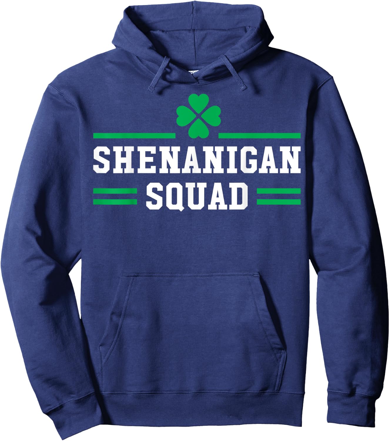 Shenanigan Squad Funny St Patricks Day 2020 Drinking Hoodie - Hoodie | Navy