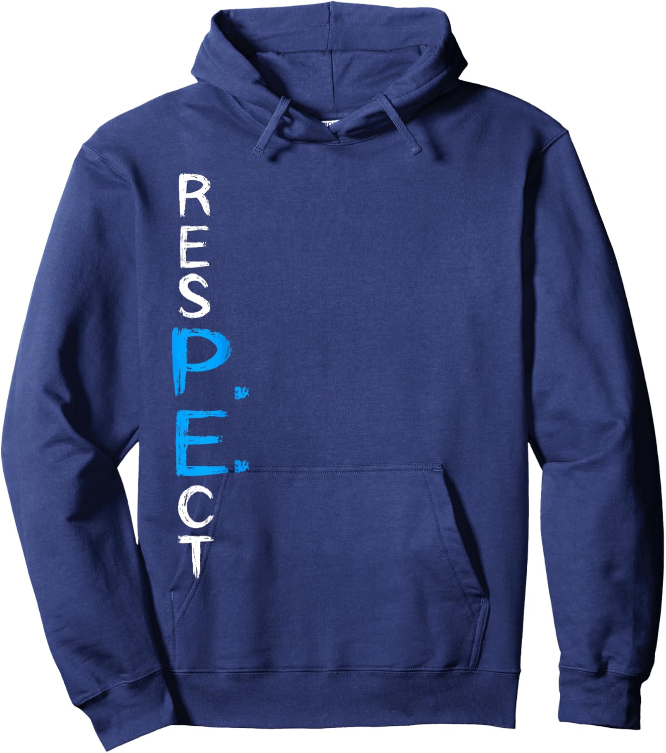 Respect P.E. Teacher PE Teacher School Fitness Gym Class Hoodie - Hoodie | Navy