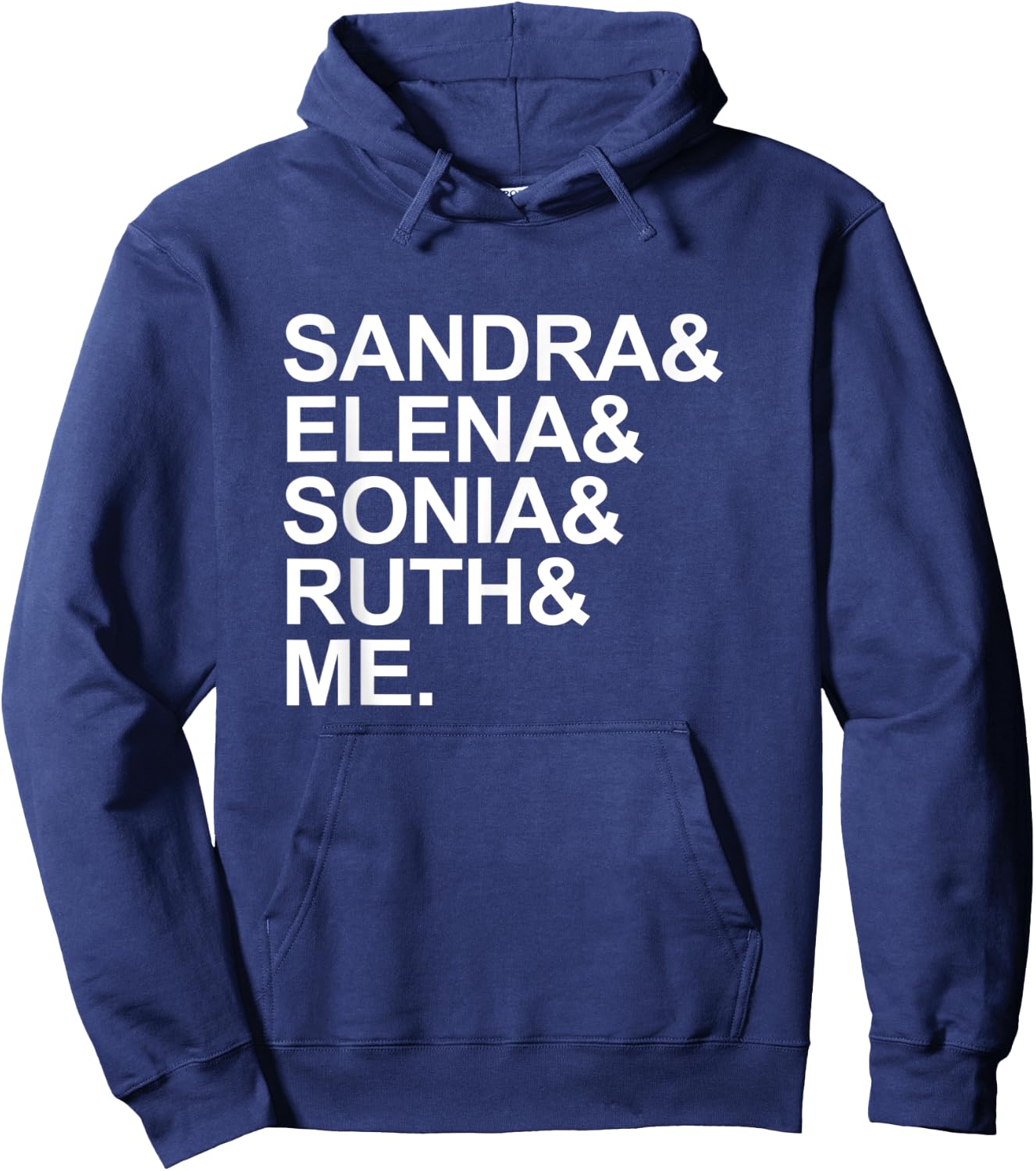 US Supreme Court RBG Justice Female Hoodie - Hoodie | Navy