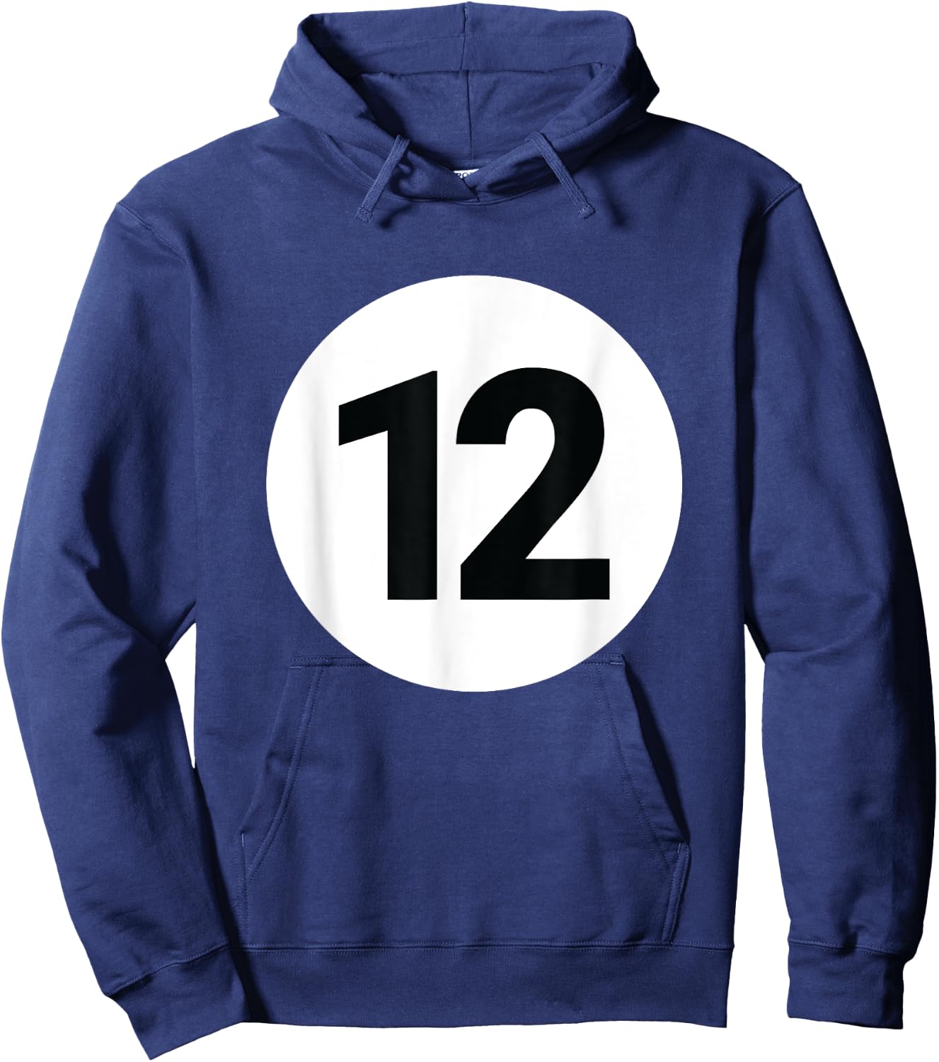 8 Pool Ball 12 Billiards Costume Halloween Group Matching Hoodie - Hoodie | Navy