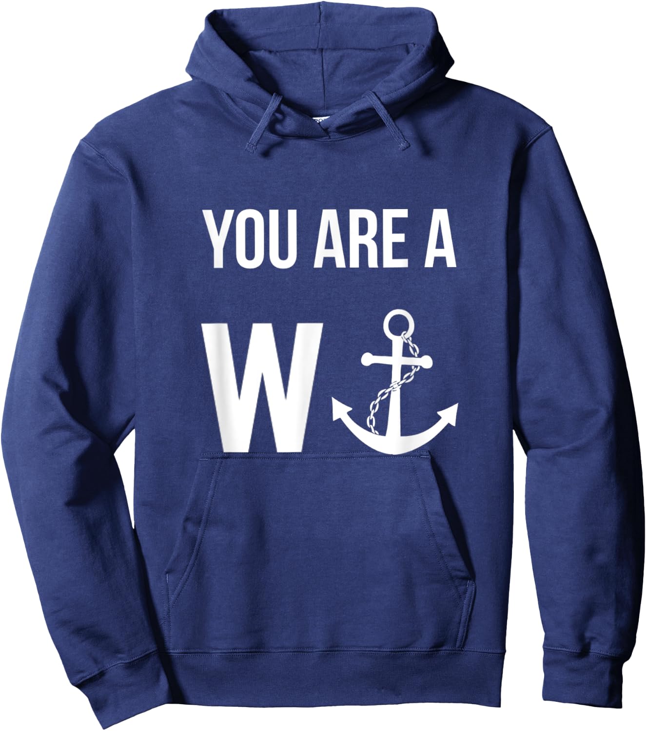 Funny British Humor You Are A Wanker , Women Hoodie - Hoodie | Navy