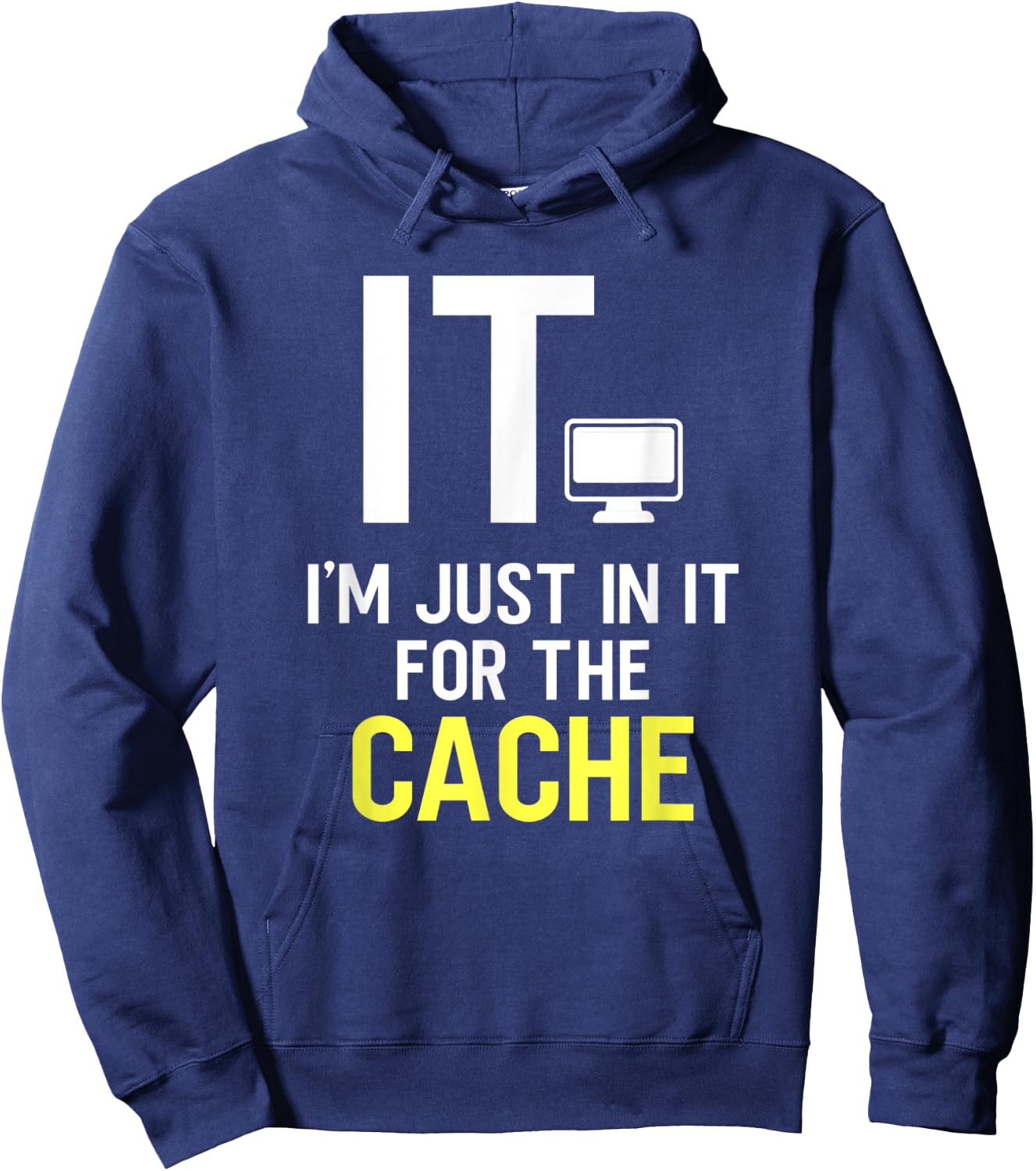 Tech Support IT Helpdesk Computer Geeks Funny Hoodie - Hoodie | Navy