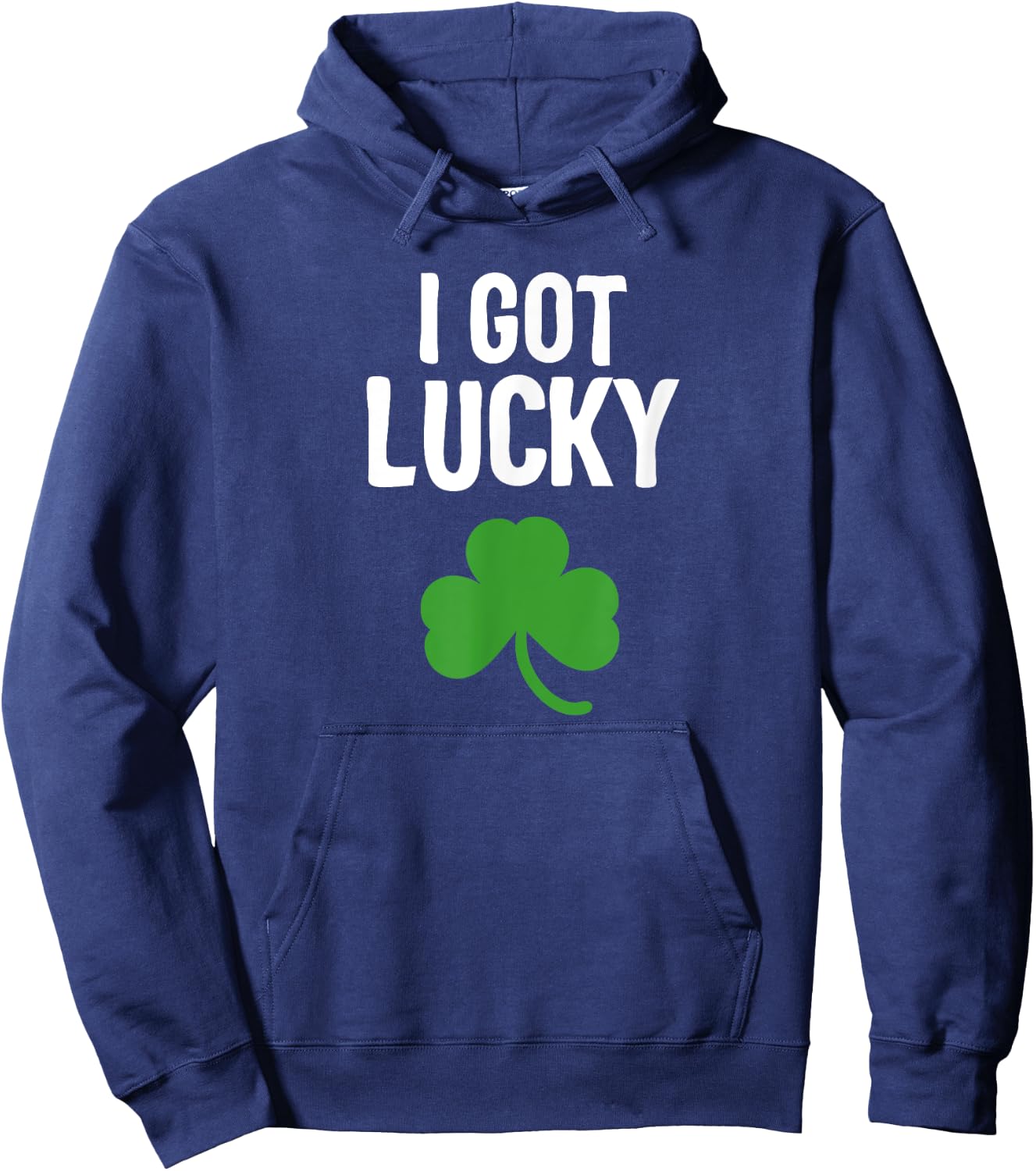 I got Lucky Dad st patricks day pregnancy announcement Hoodie - Hoodie | Navy