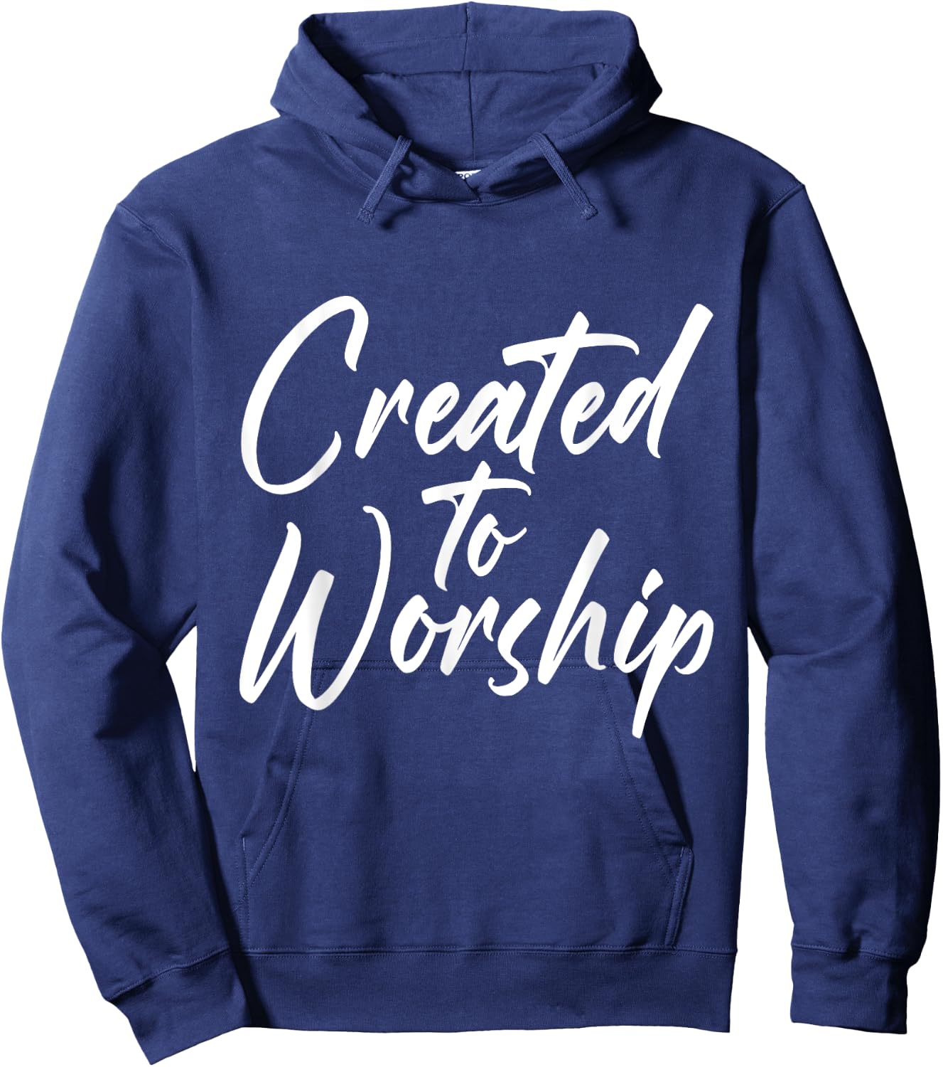 Created To Worship Shirt Worship Shirts kids religious Hoodie - Hoodie | Navy
