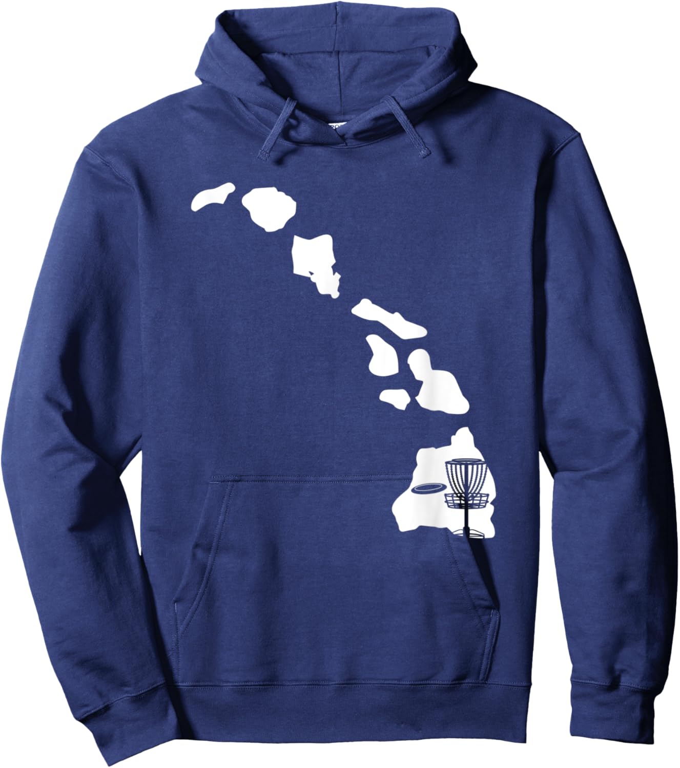 Cool Hawaii Disc Golf - Frisbees Disc Golfing Frolf Golfer Hoodie - Hoodie | Navy