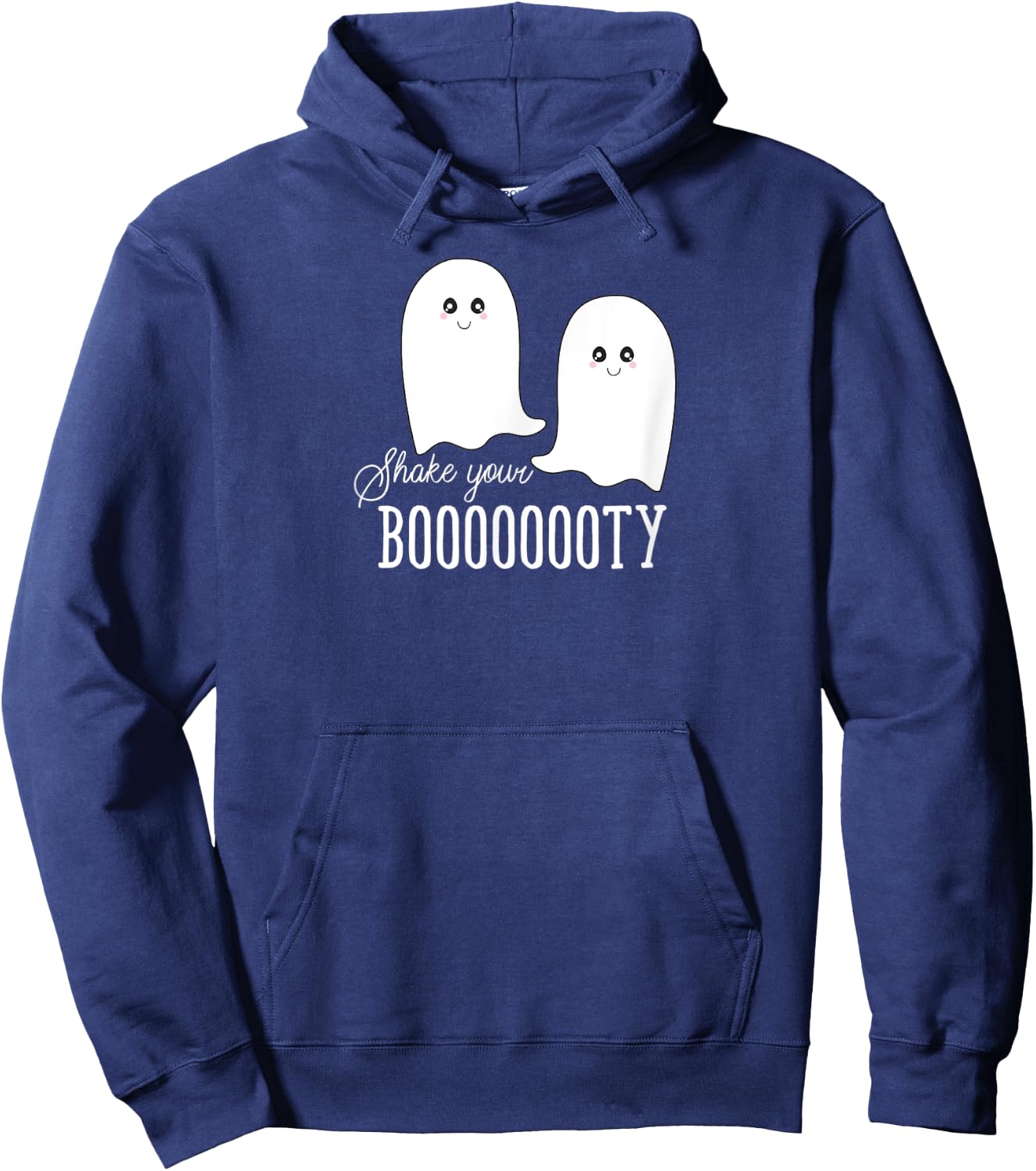 Shake Your Booty Halloween Cute Ghosts Funny Hoodie - Hoodie | Navy
