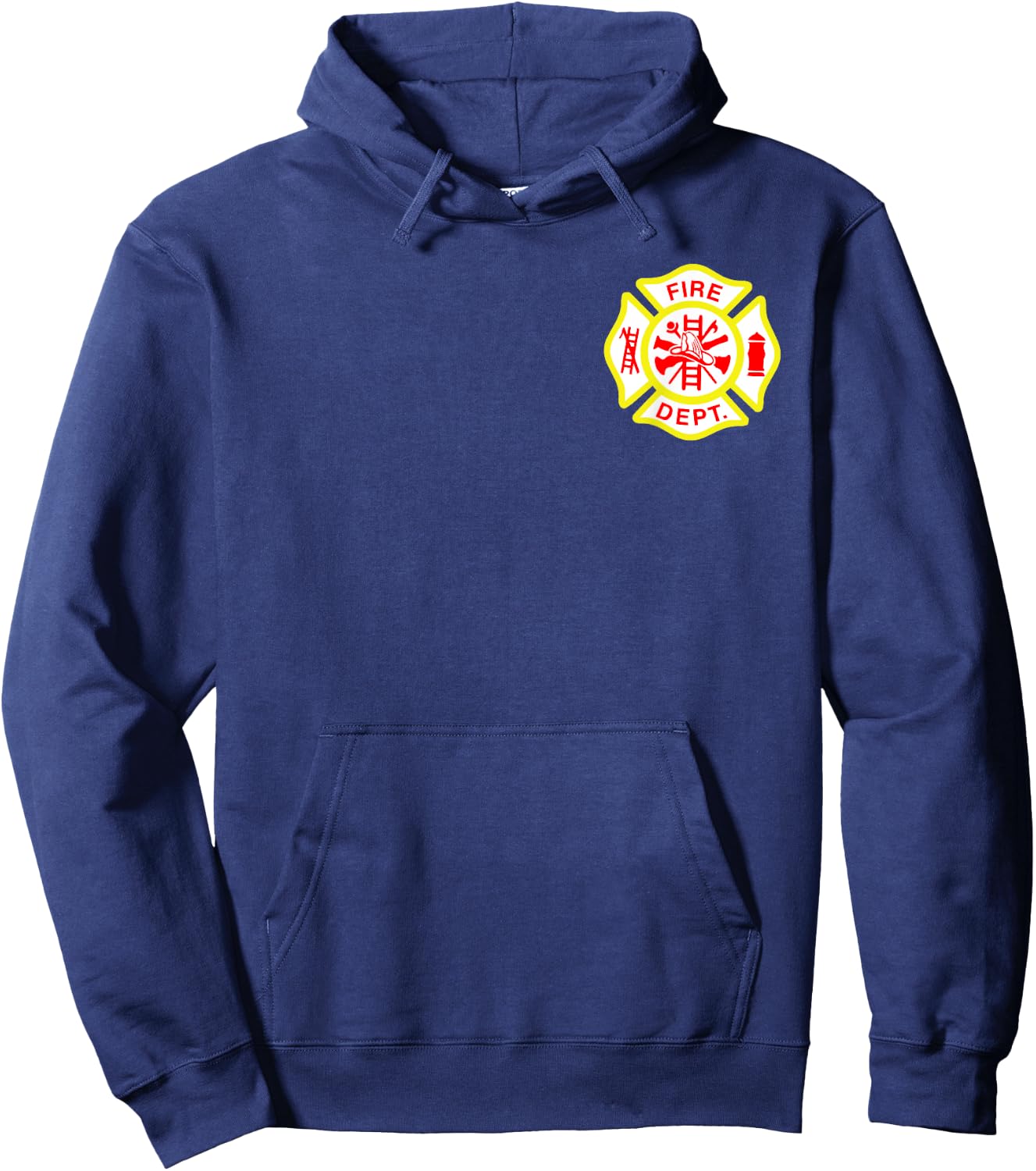 Fire Department Logo Uniform Fireman Symbol Firefighter Gear Hoodie - Hoodie | Navy
