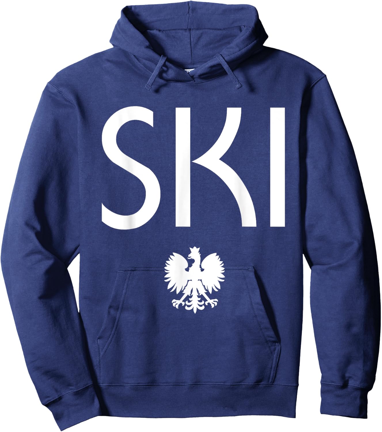 SKI Polish Eagle Dyngus Day Hoodie - Hoodie | Navy
