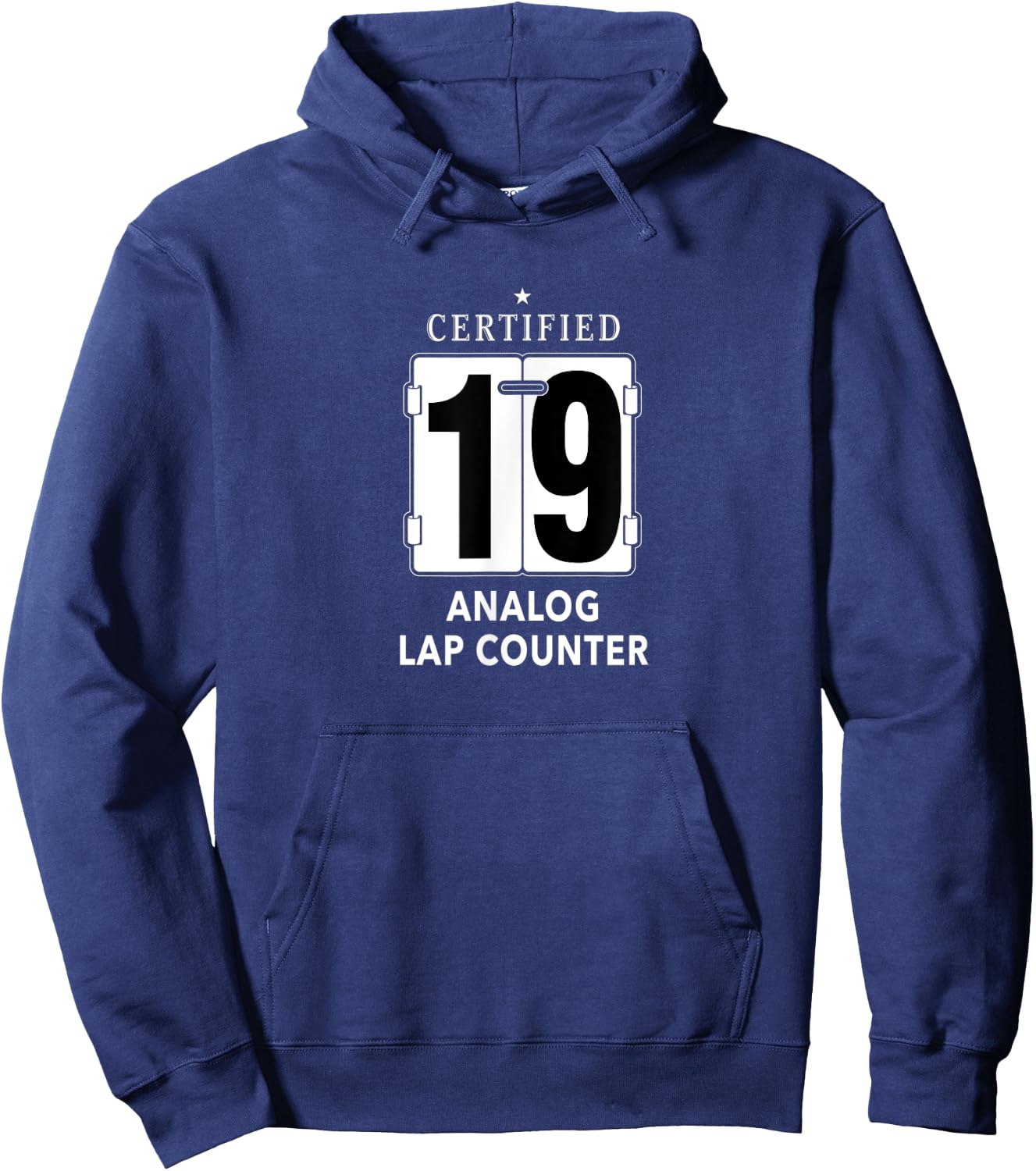 Swim Meet Event Distance Freestyle Lap Counter Hoodie - Hoodie | Navy