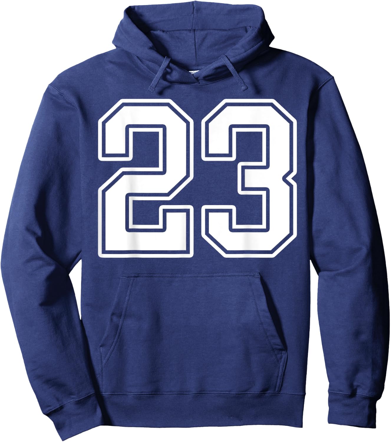 Number 23 Fan Player Jersey Style #23 Men Women Kids Hoodie - Hoodie | Navy