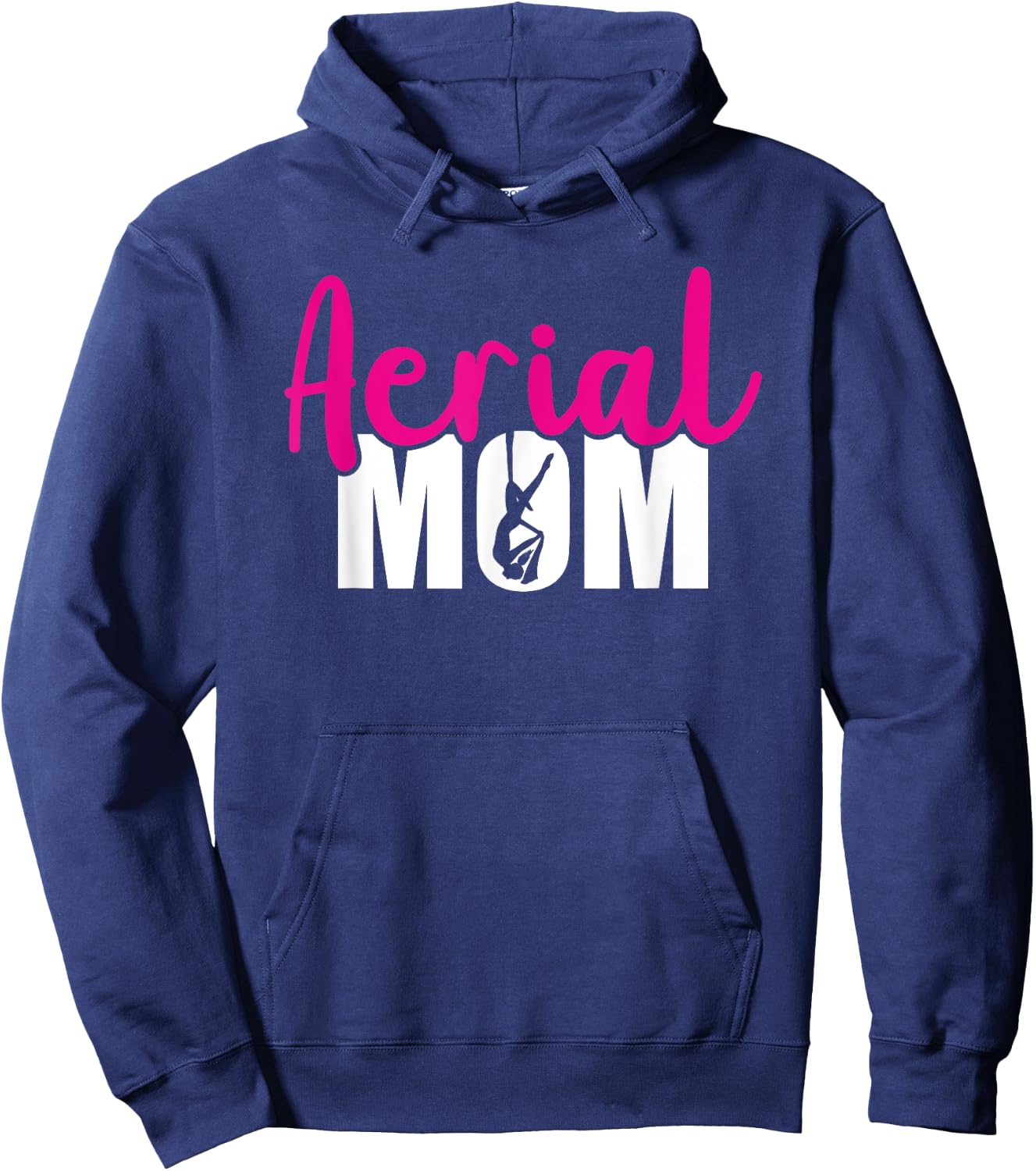 Aerial Silks Circus Yoga Aerialist Aerial Silks Mom Hoodie - Hoodie | Navy