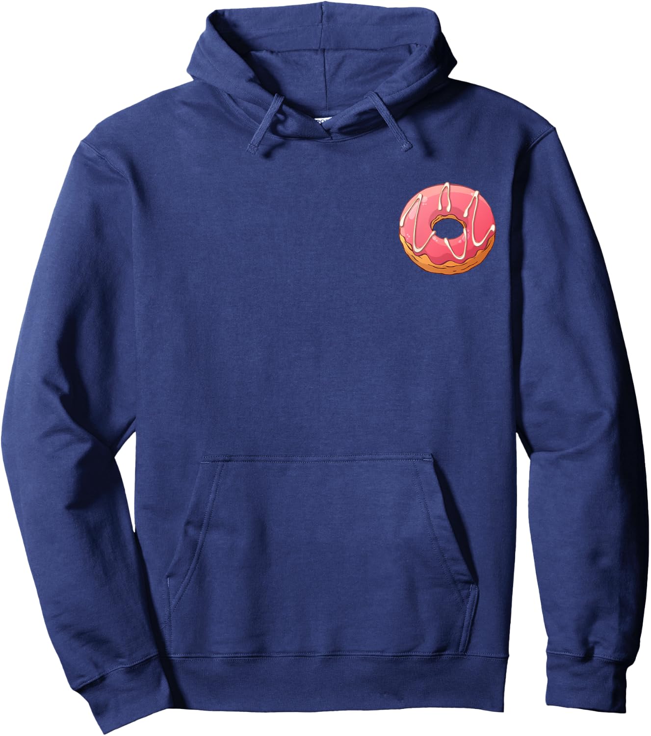 Donut Pocket Shirt Pink Sprinkle Doughnut Lovers Sweet Hoodie - Hoodie | Navy