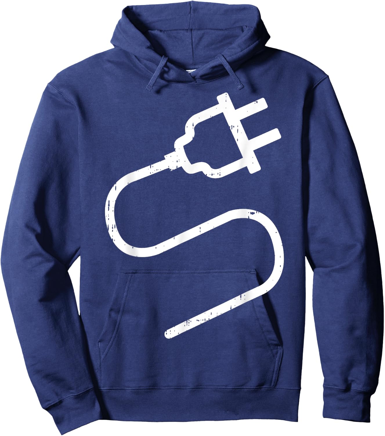 Couple Plug Socket Matching Costume Funny Halloween Gifts Hoodie - Hoodie | Navy