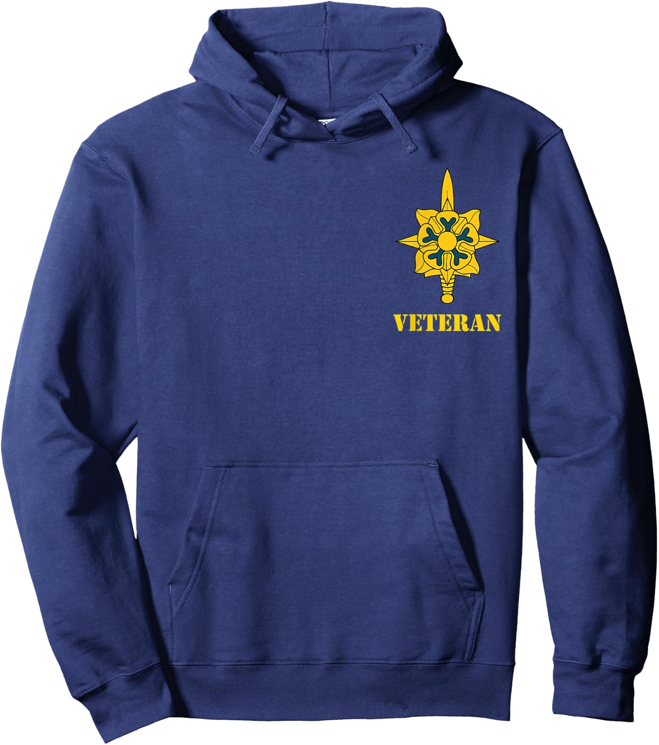 Military Intelligence Corps Veteran - US Army Hoodie - Hoodie | Navy