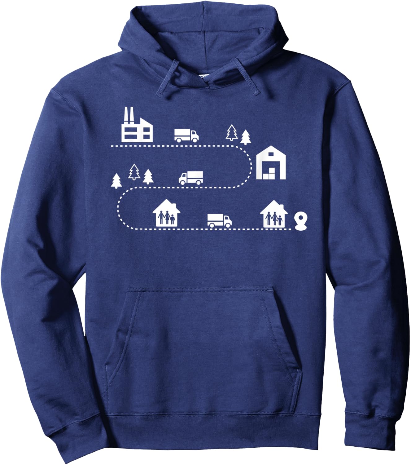 Logistics Hoodie - Hoodie | Navy