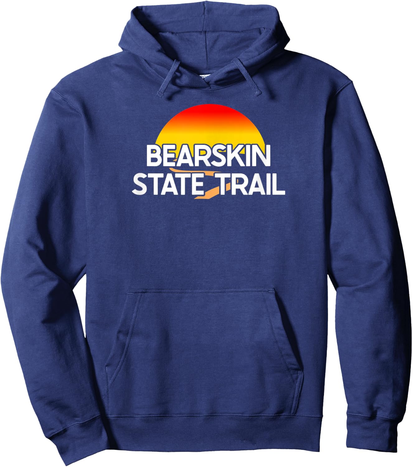 Bearskin State Trail USA Rail Trail Biking Hoodie - Hoodie | Navy