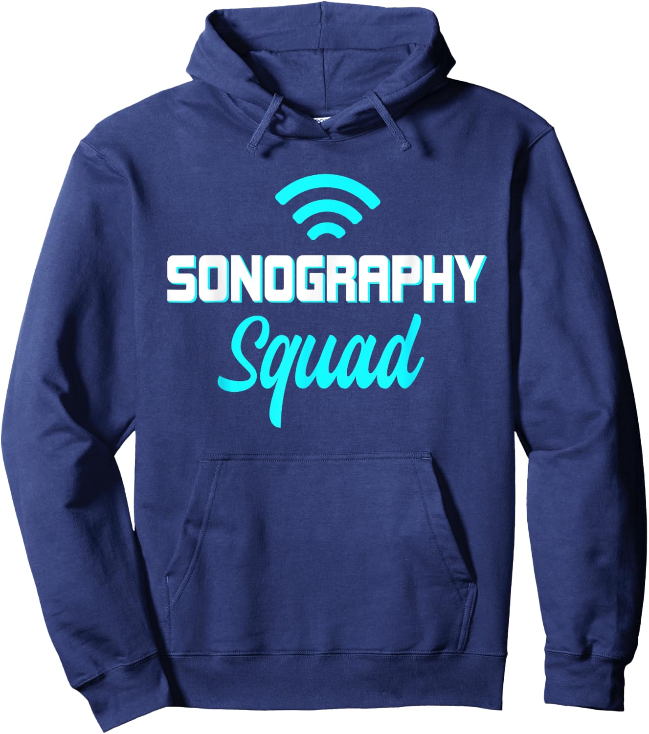 Ultrasound Sonography Sonographers Doctors Radiologist Hoodie - Hoodie | Navy