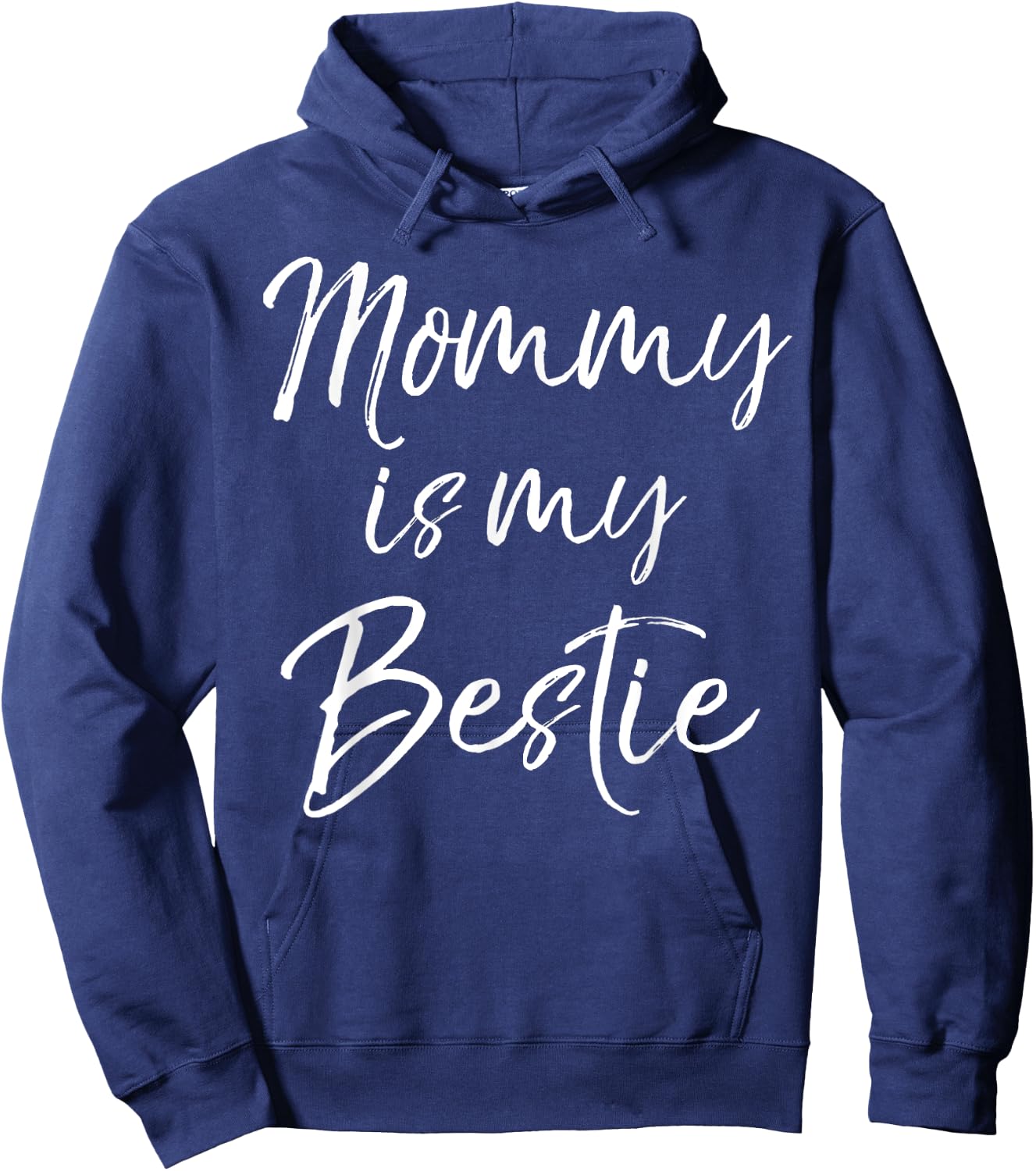 Cute Kids Mom is My Best Friend Gift Mommy is My Bestie Hoodie - Hoodie | Navy