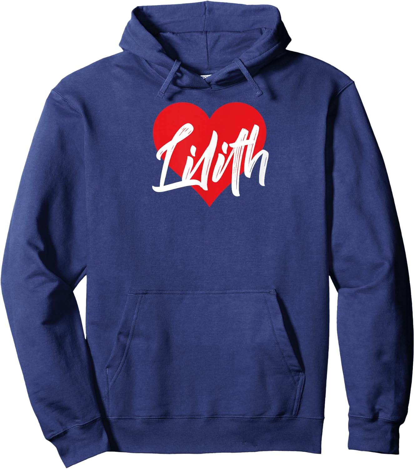 I Love Lilith First Name I Heart Named Hoodie - Hoodie | Navy
