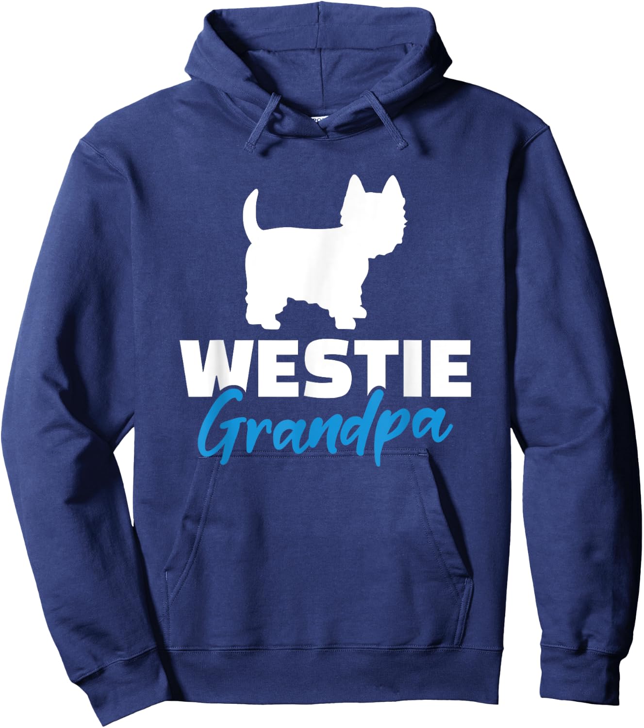 Westie Grandpa Hoodie - Hoodie | Navy