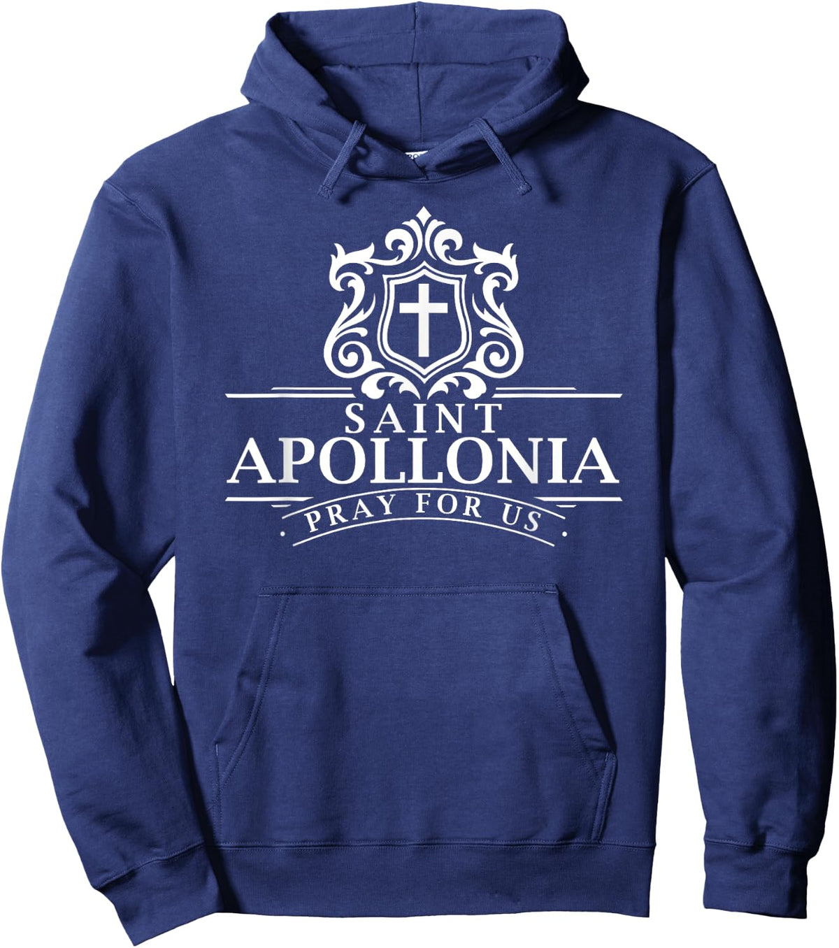 St Apollonia Patron Saint of Dentists Dental Hygienist Saint Hoodie - Hoodie | Navy
