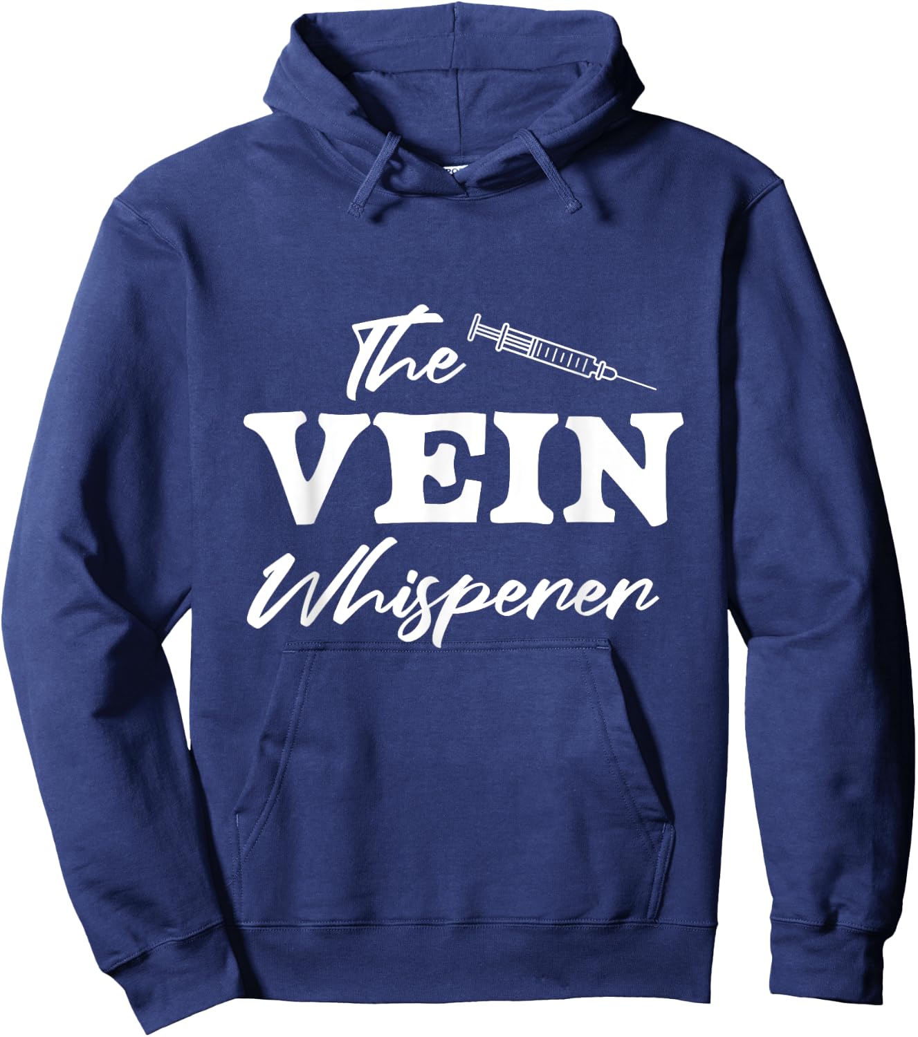 Vein Whisperer Phlebotomist Medical Nurse Blood Phlebotomy Hoodie - Hoodie | Navy