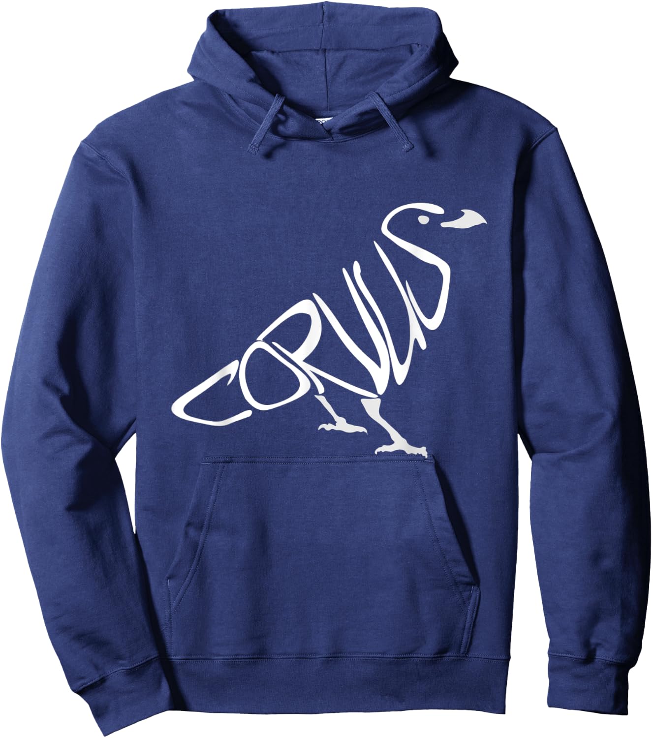 Corvus, Crow, Raven, Jackdaw, Rook, , Men's, Women's Hoodie - Hoodie | Navy