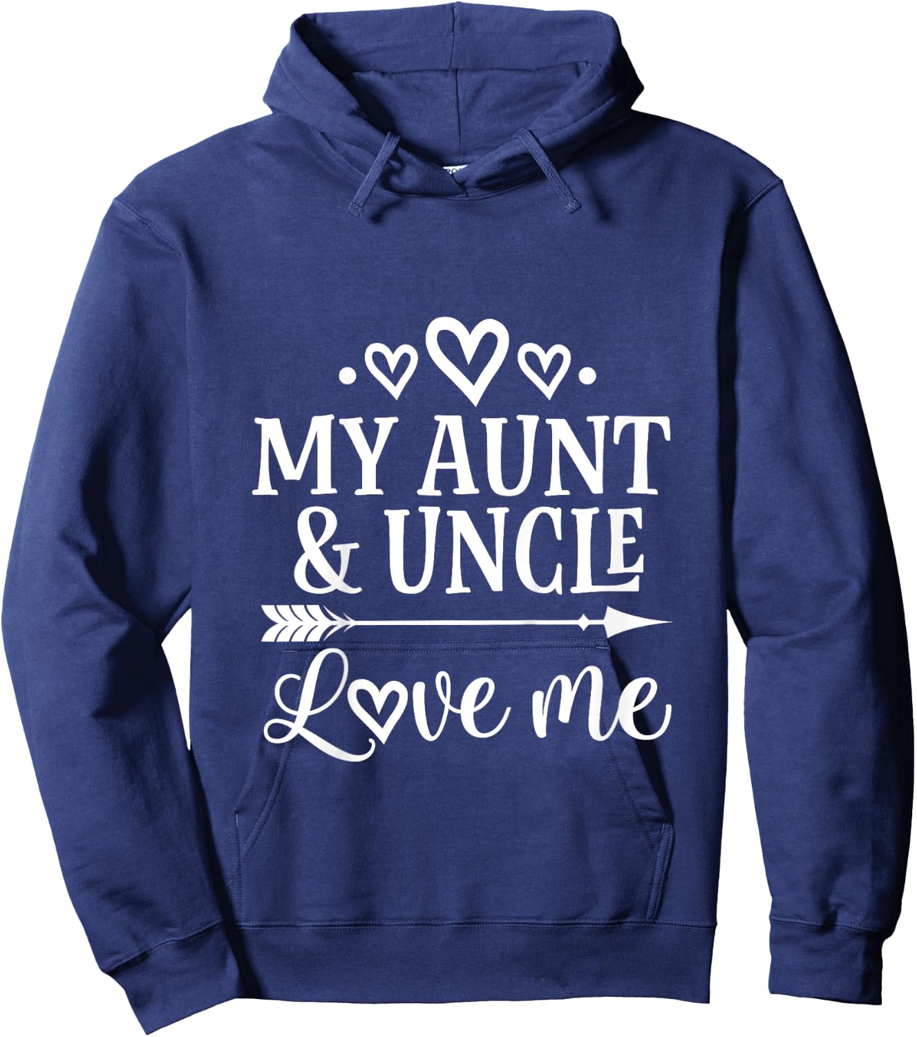 My Aunt and Uncle Love Me Niece Hoodie - Hoodie | Navy