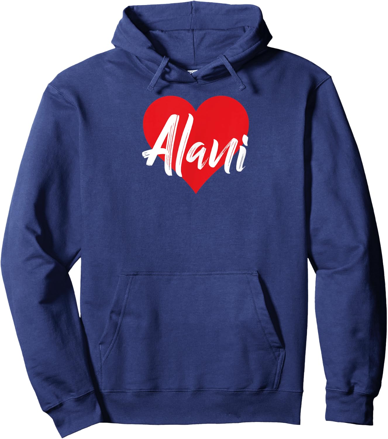 I Love Alani First Name I Heart Named Hoodie - Hoodie | Navy
