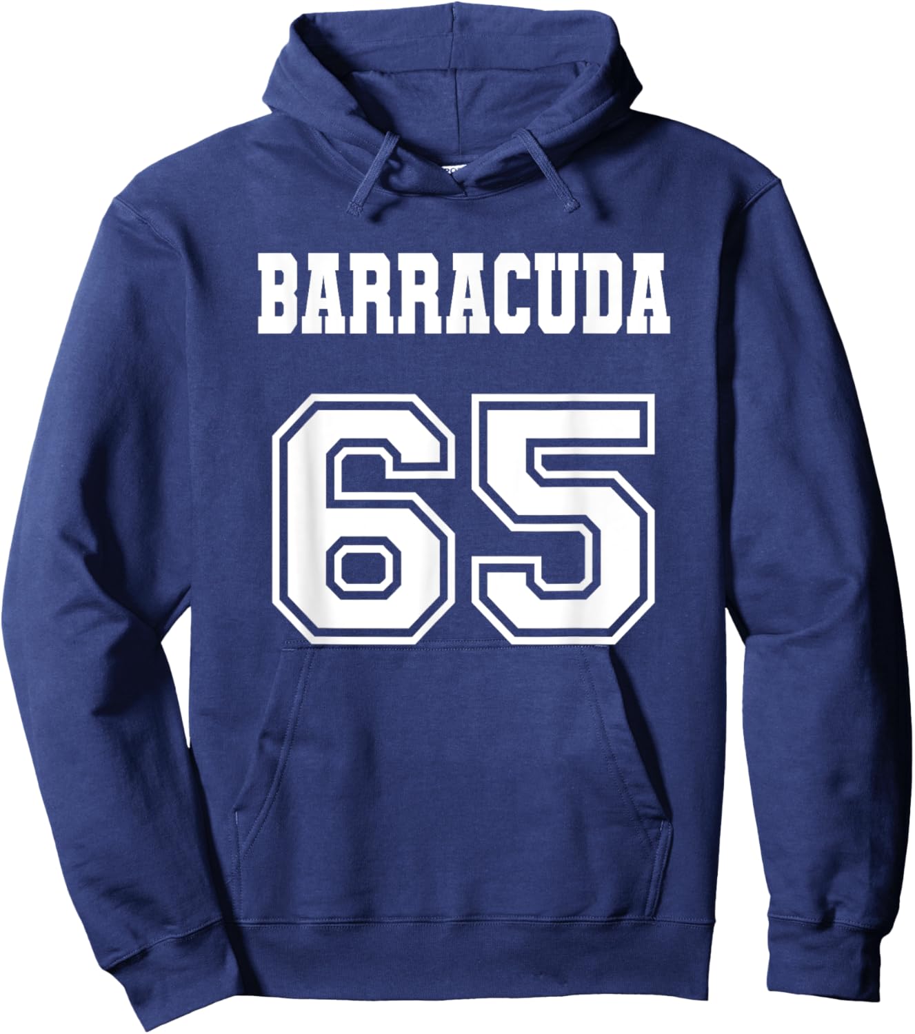 Jersey Style Barracuda 65 1965 Old School Muscle Car Fishing Hoodie - Hoodie | Navy