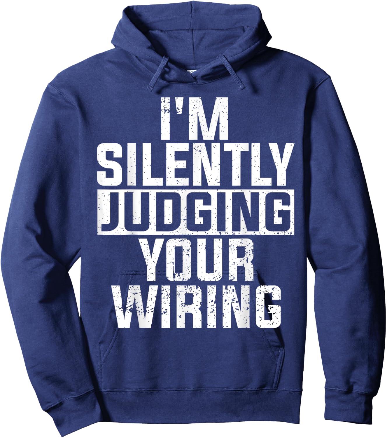 Funny Electrician Art Women Professional Electrician Hoodie - Hoodie | Navy