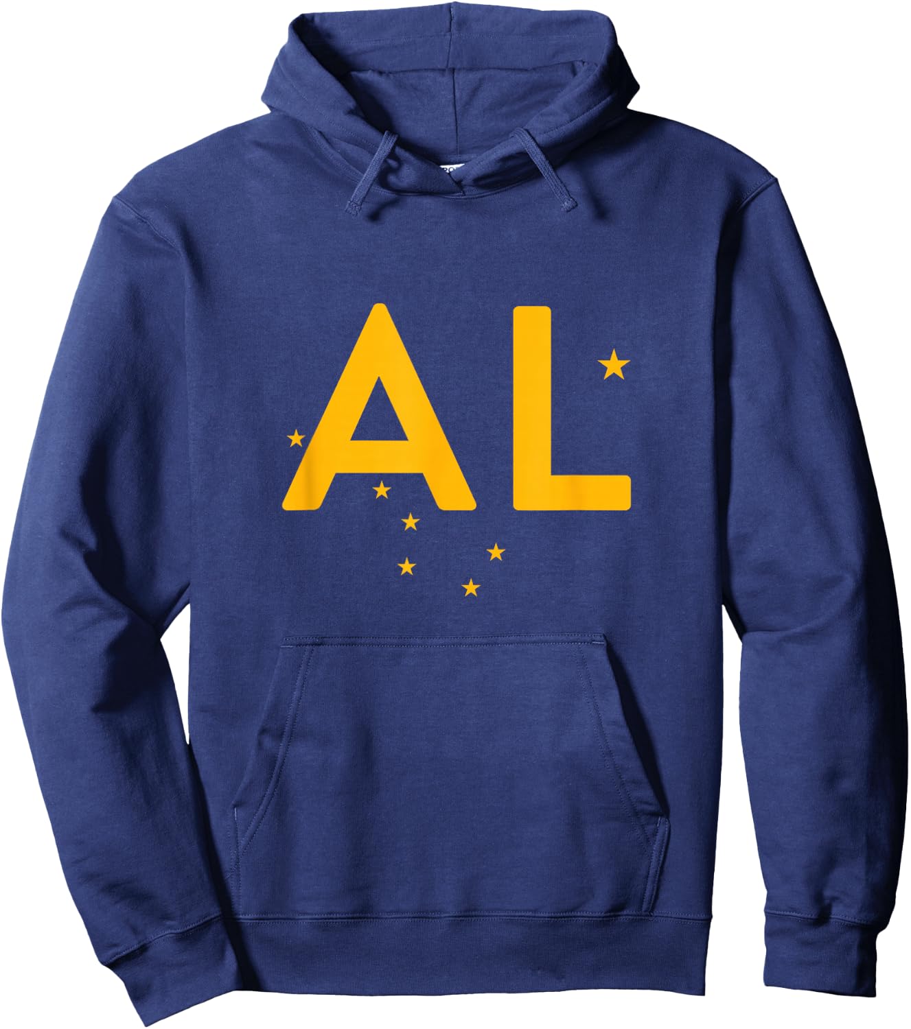 AL - Alaska Three Part Combo Design - Alaskan Flag Part 1 Hoodie - Hoodie | Navy