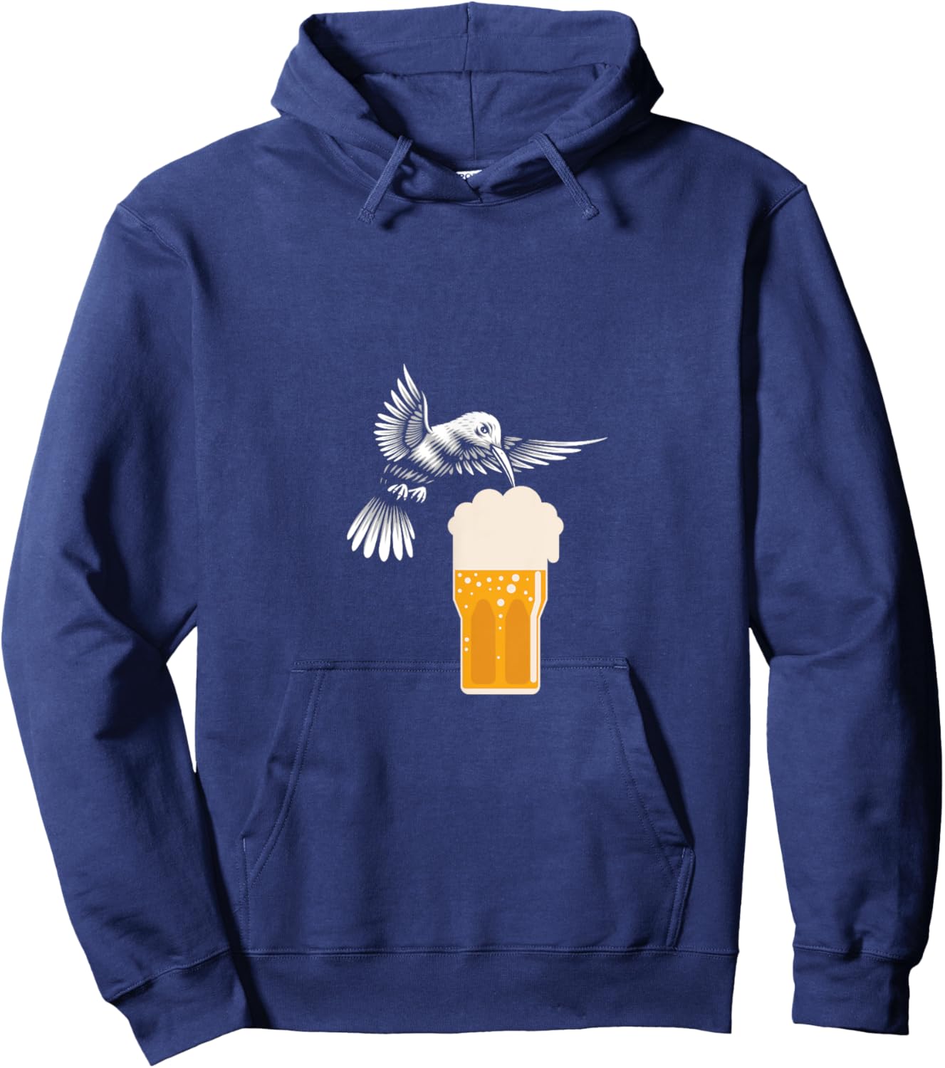 Hummingbird Beer Hummingbird Gift Bird Lover Hoodie - Hoodie | Navy