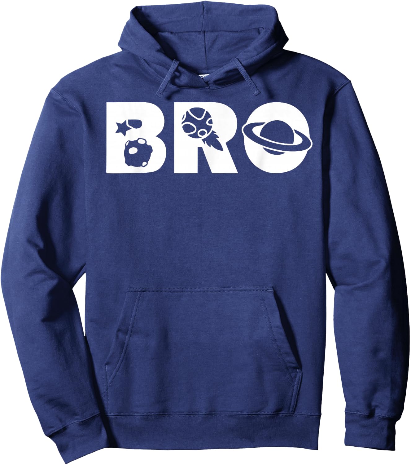 Funny Bro Space Astronaut Birthday Party Hoodie - Hoodie | Navy