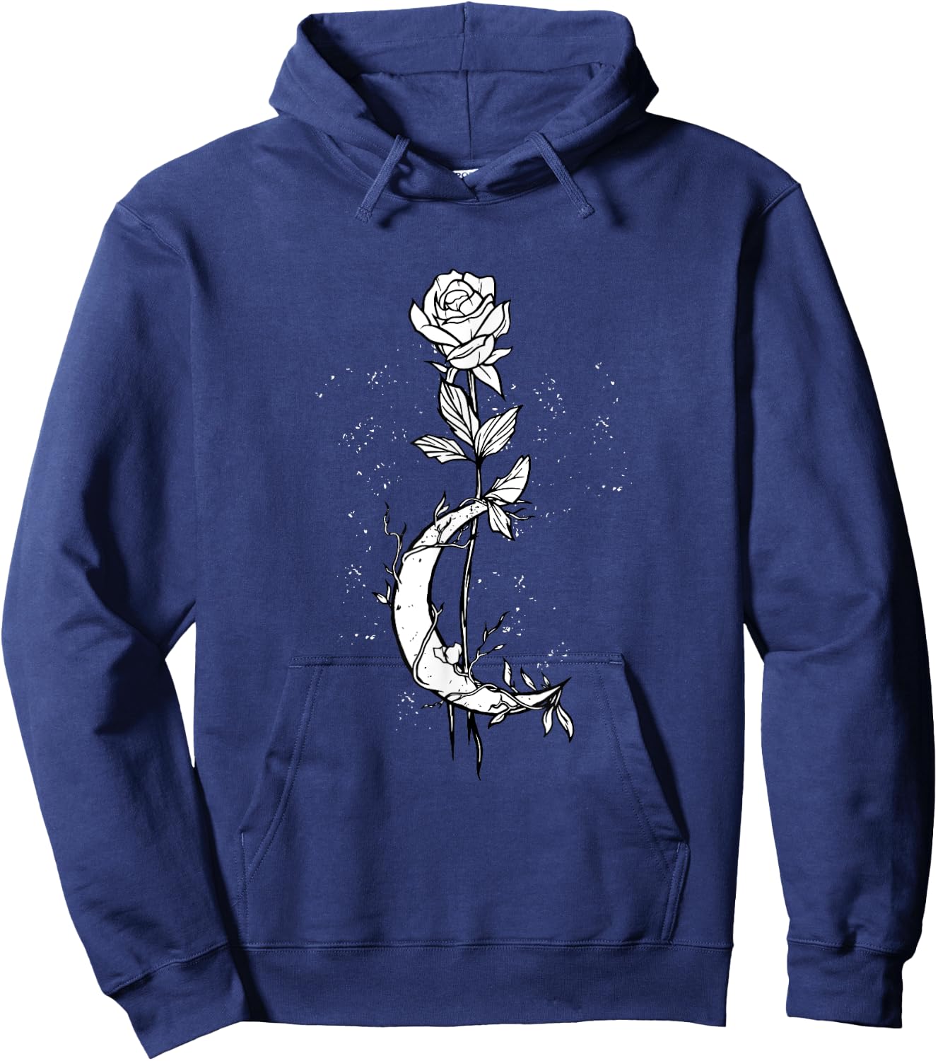Moon Rose Hoodie - Hoodie | Navy