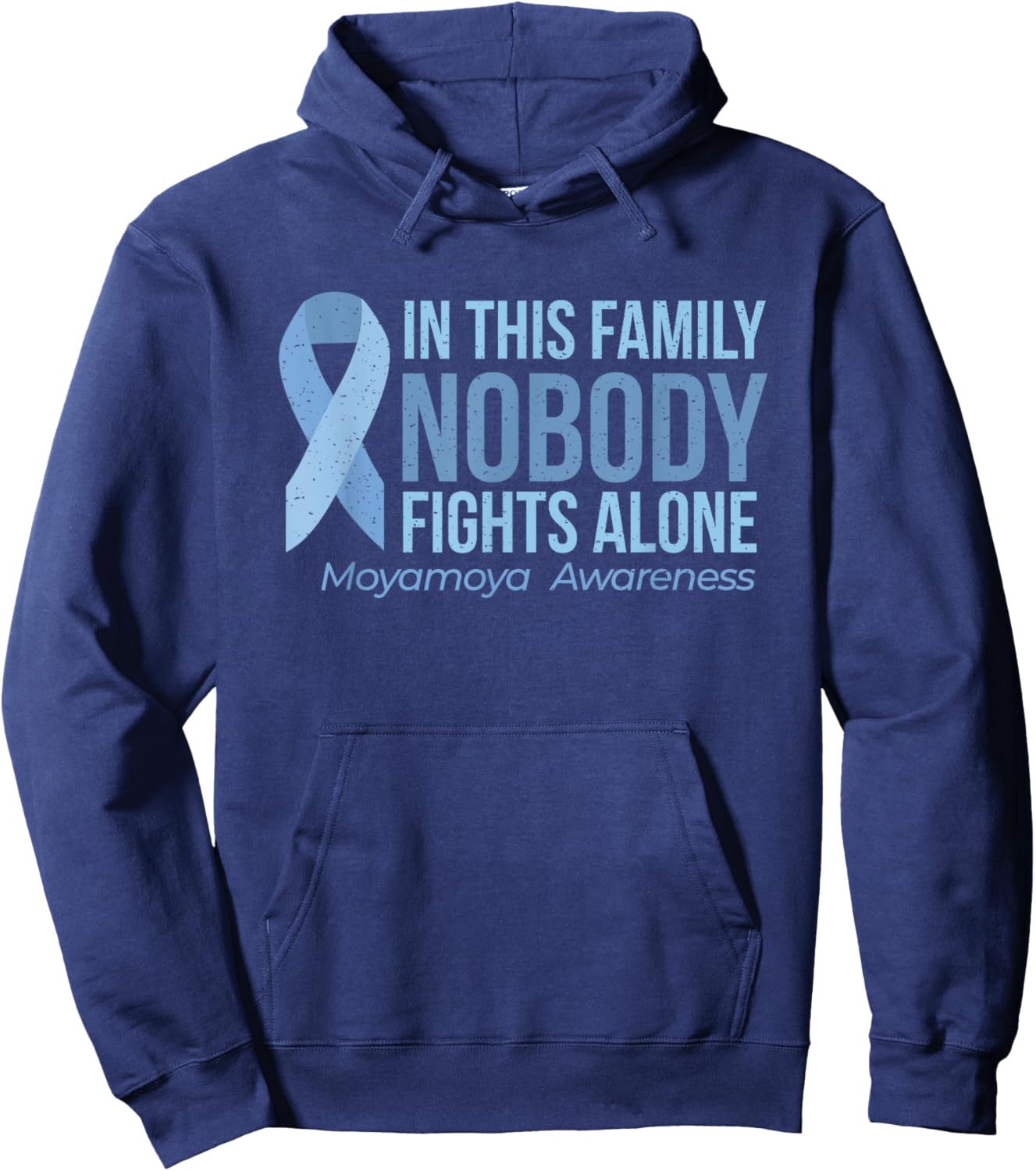 Moyamoya Disease Awareness Hoodie - Hoodie | Navy