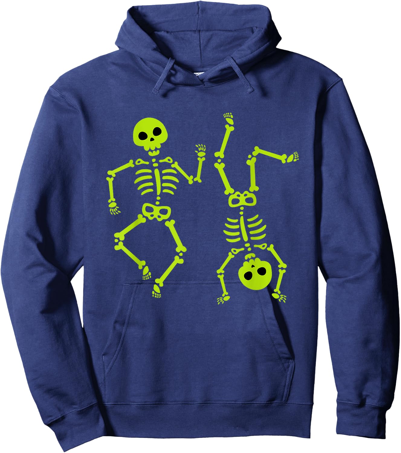 Dancing Skeletons Halloween Shirt for Boy Girl Youth Toddler Hoodie - Hoodie | Navy