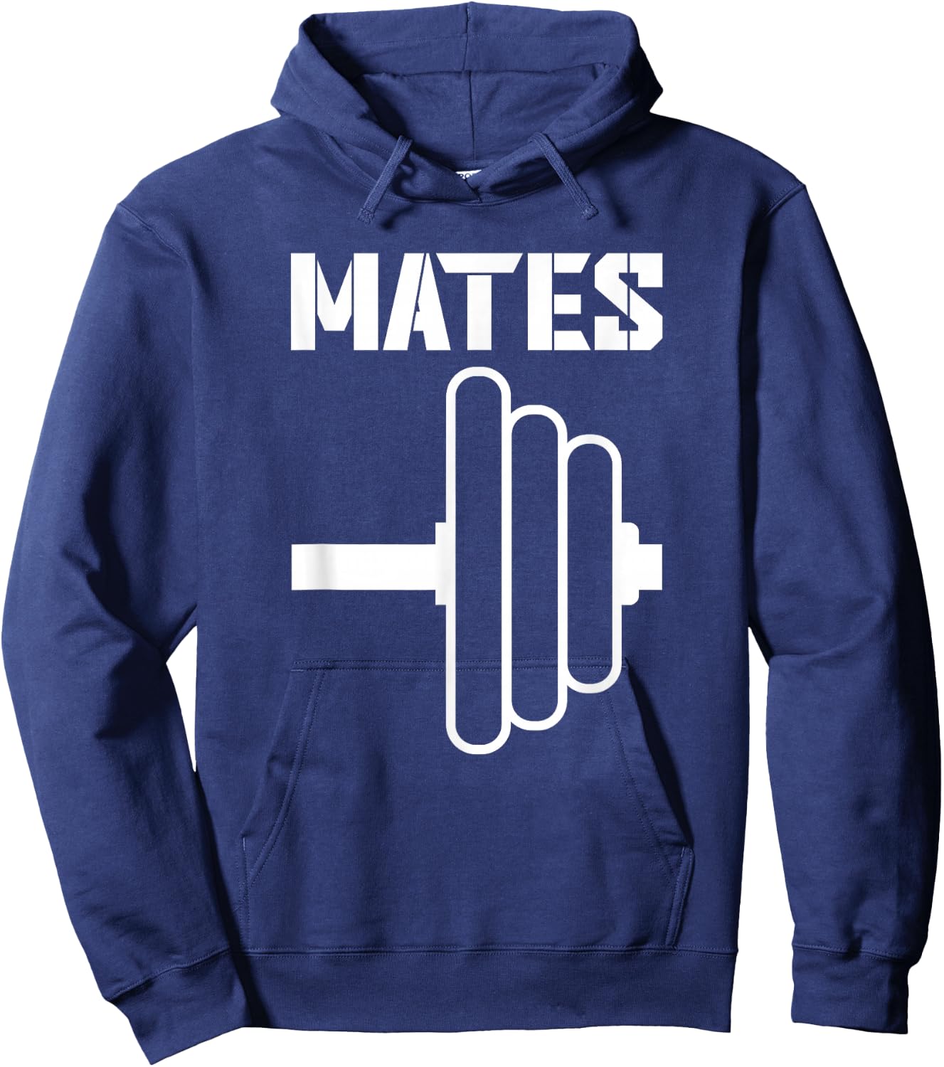 Swole Mates Funny Workout Couples Valentines Day Gym Fitness Hoodie - Hoodie | Navy