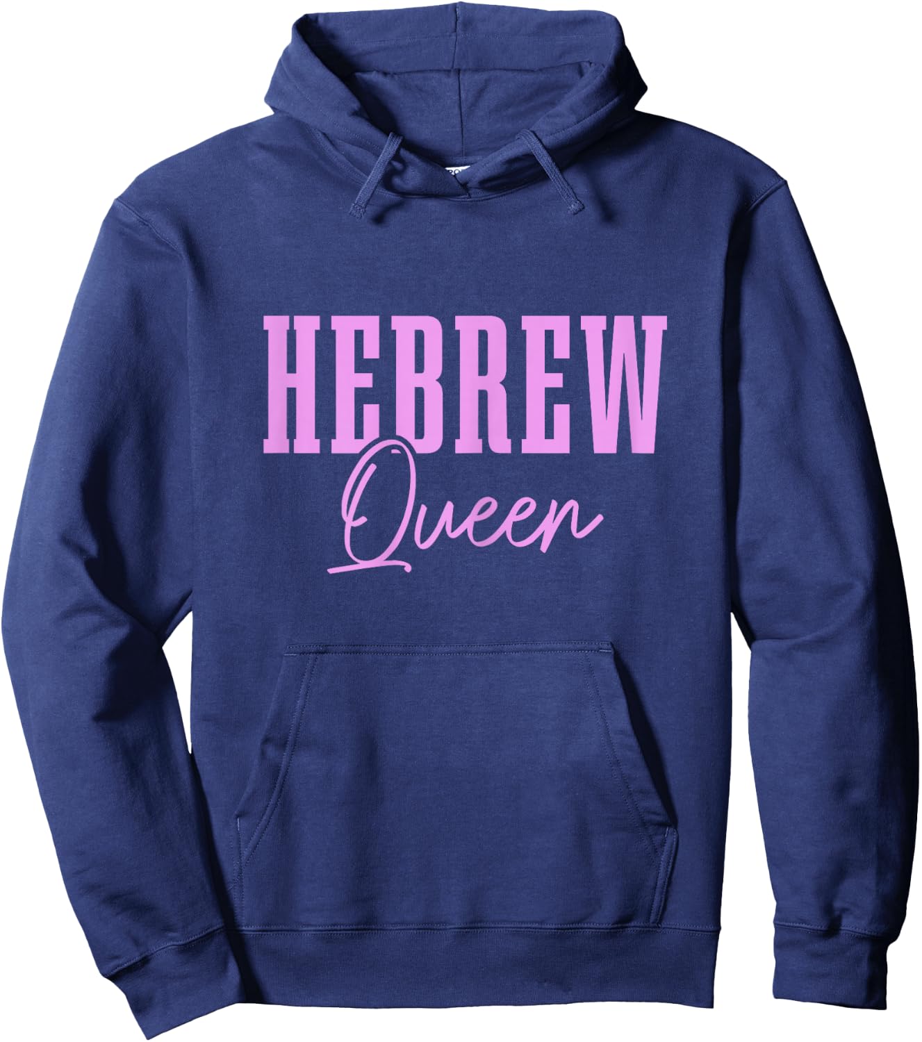 Hebrew Israelite Clothing Women's Jewish Cultural , Black, X-Small, Short Sleeve, , Classic Fit, Pull On Hoodie - Hoodie | Navy