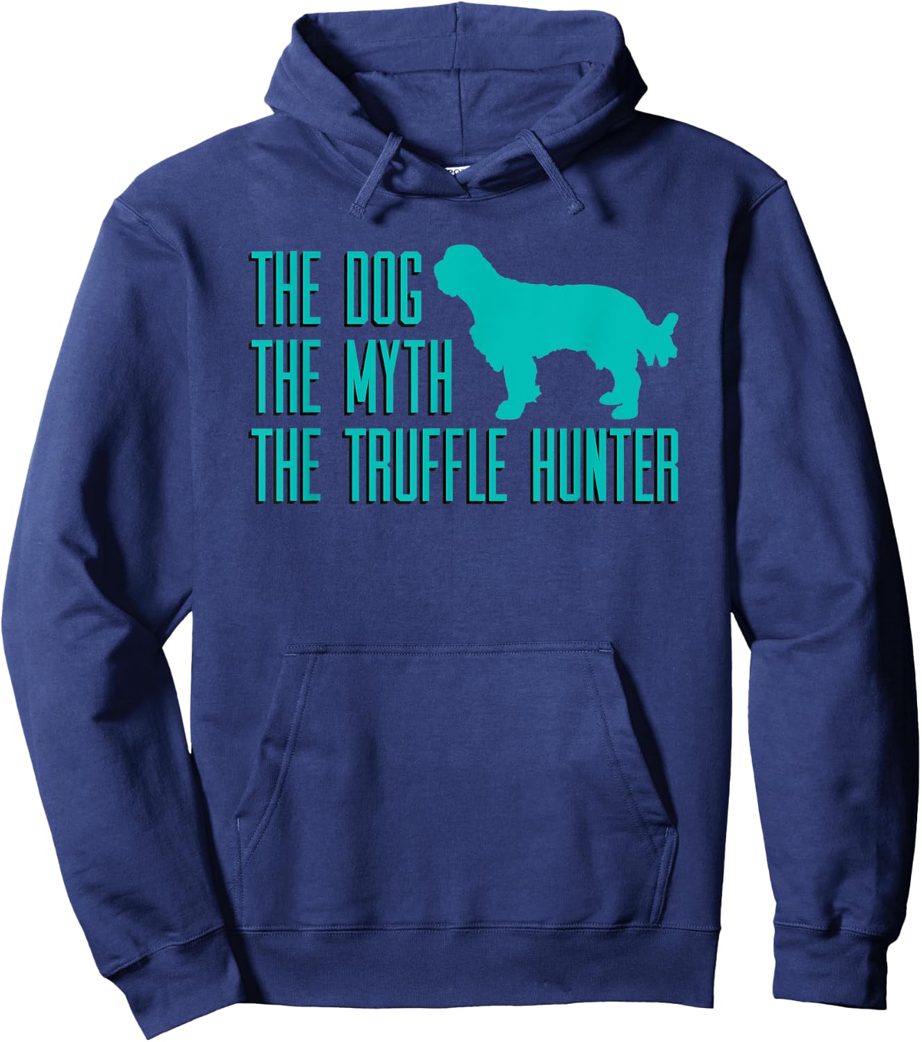 Truffle Hunting Dog Owner Fungi Sniffing Canine Mushroom Hoodie - Hoodie | Navy