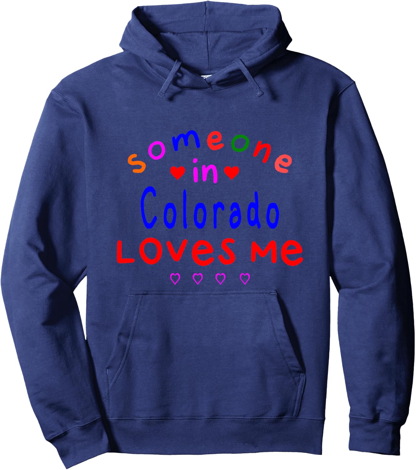 Someone in Colorado Loves Me Kids Boys Girls Hoodie - Hoodie | Navy