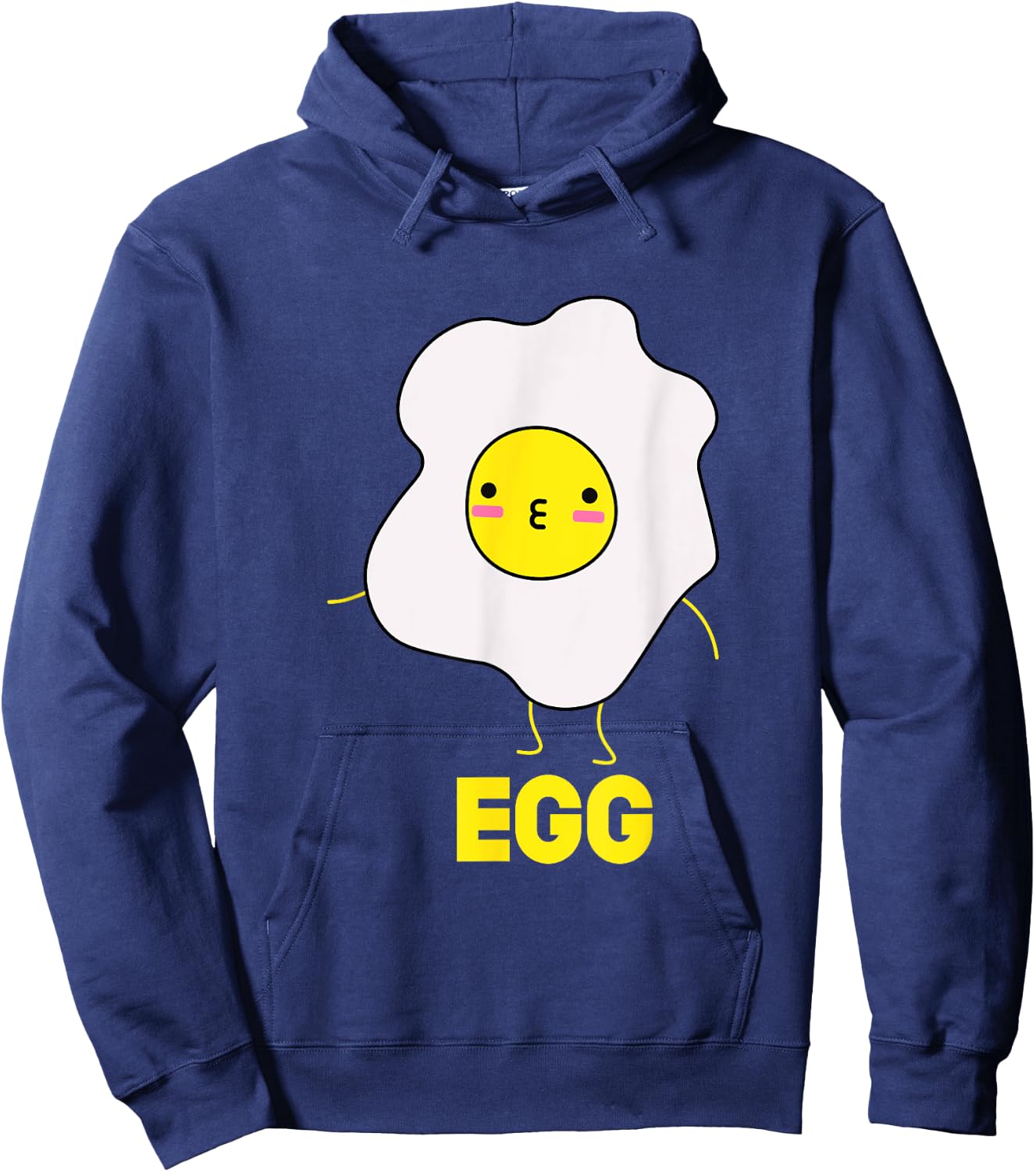 Bacon and Egg Cute Matching Couples Valentines Day Shirt Hoodie - Hoodie | Navy