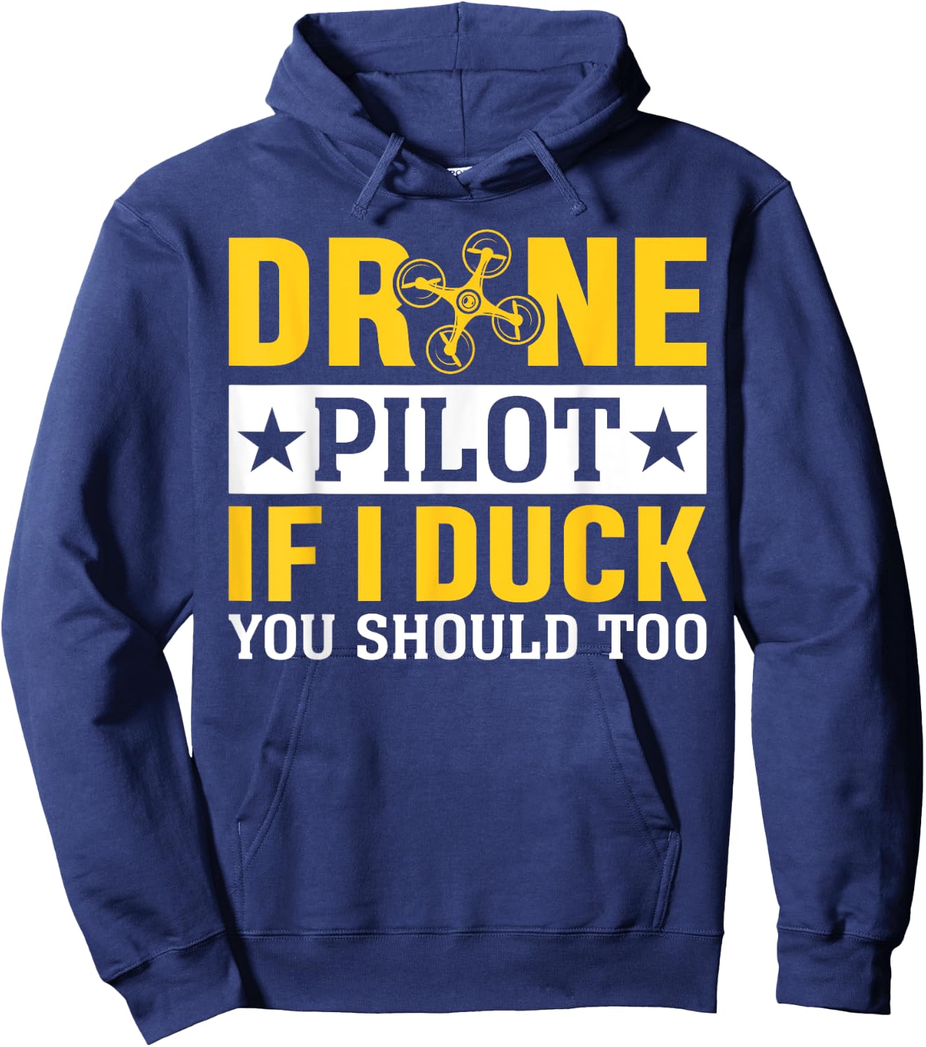 Funny Drone Pilot Design Women Kids Drone Operator Hoodie - Hoodie | Navy