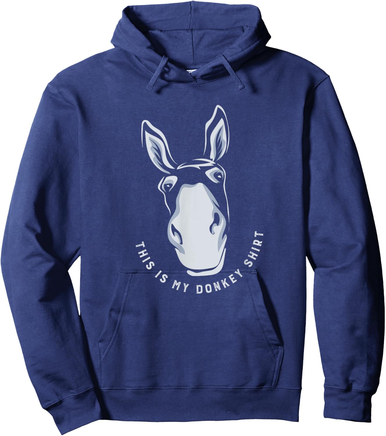 Donkey Funny Saying Cute Mule Farm Animal Hoodie - Hoodie | Navy