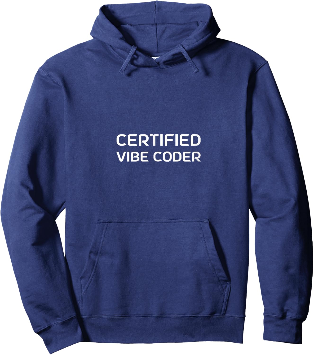 Certified Vibe Coder - Generative AI Creative Programming Hoodie - Hoodie | Navy